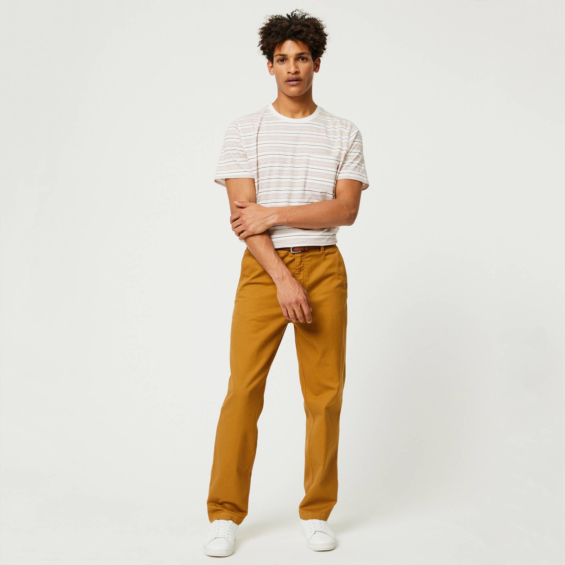 Pantalon, Chocolat, large image number 0