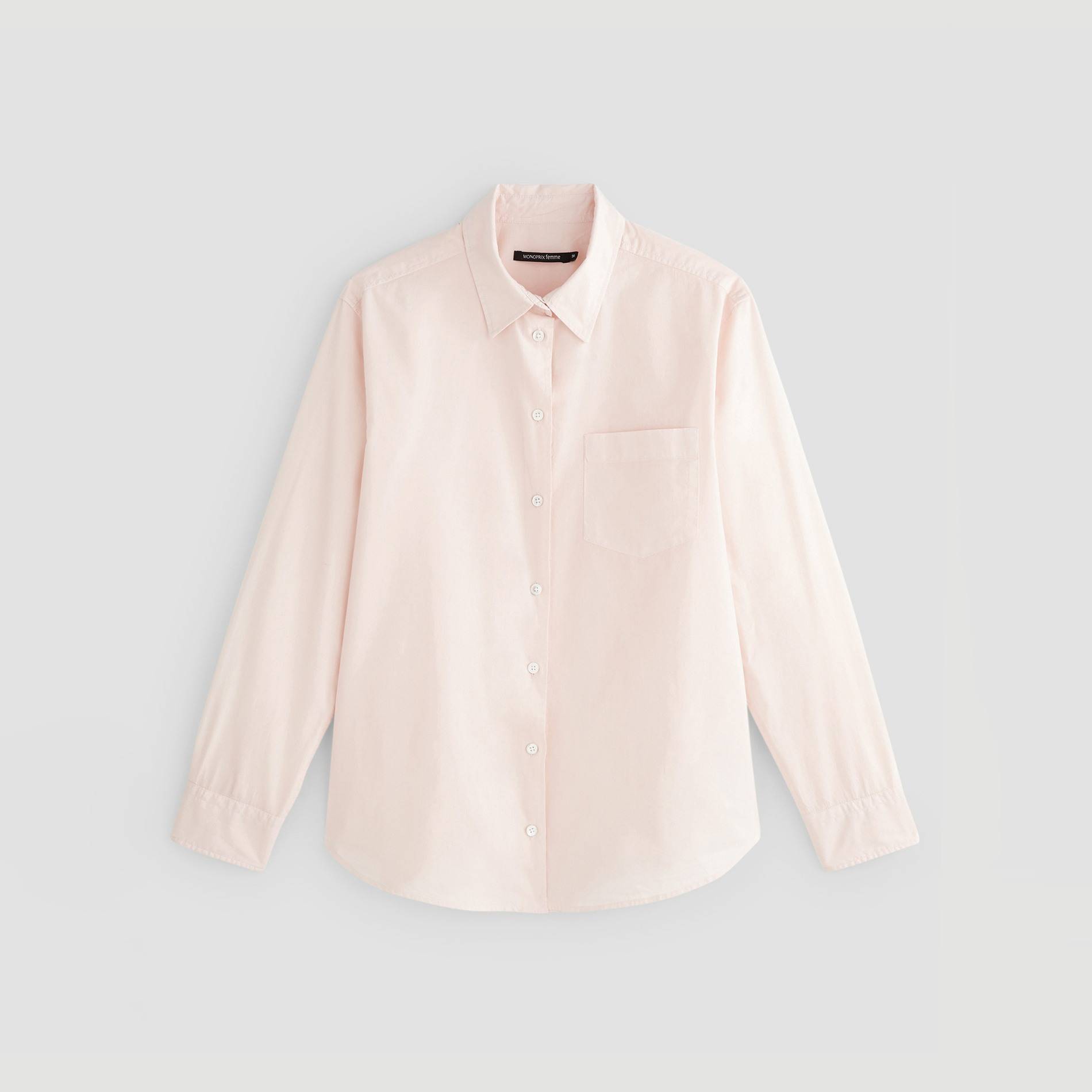Chemise surteinte à poches, Framboise, large image number 2