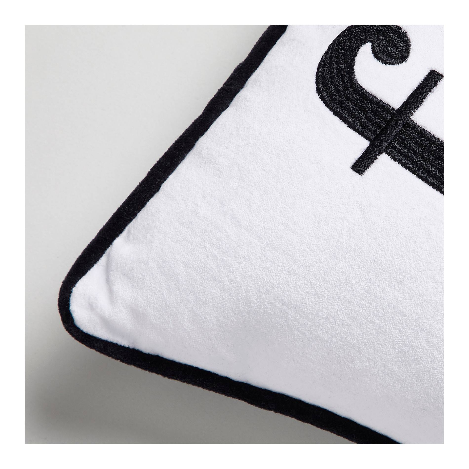 Mini coussin en velours, Blanc, large image number 2