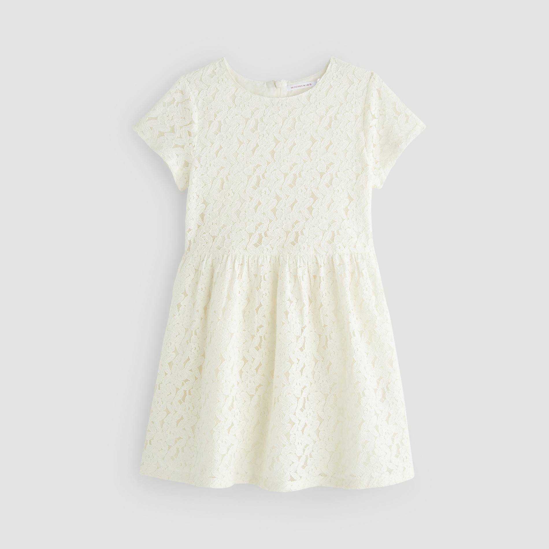 Robe en guipure, Ecru, large image number 0