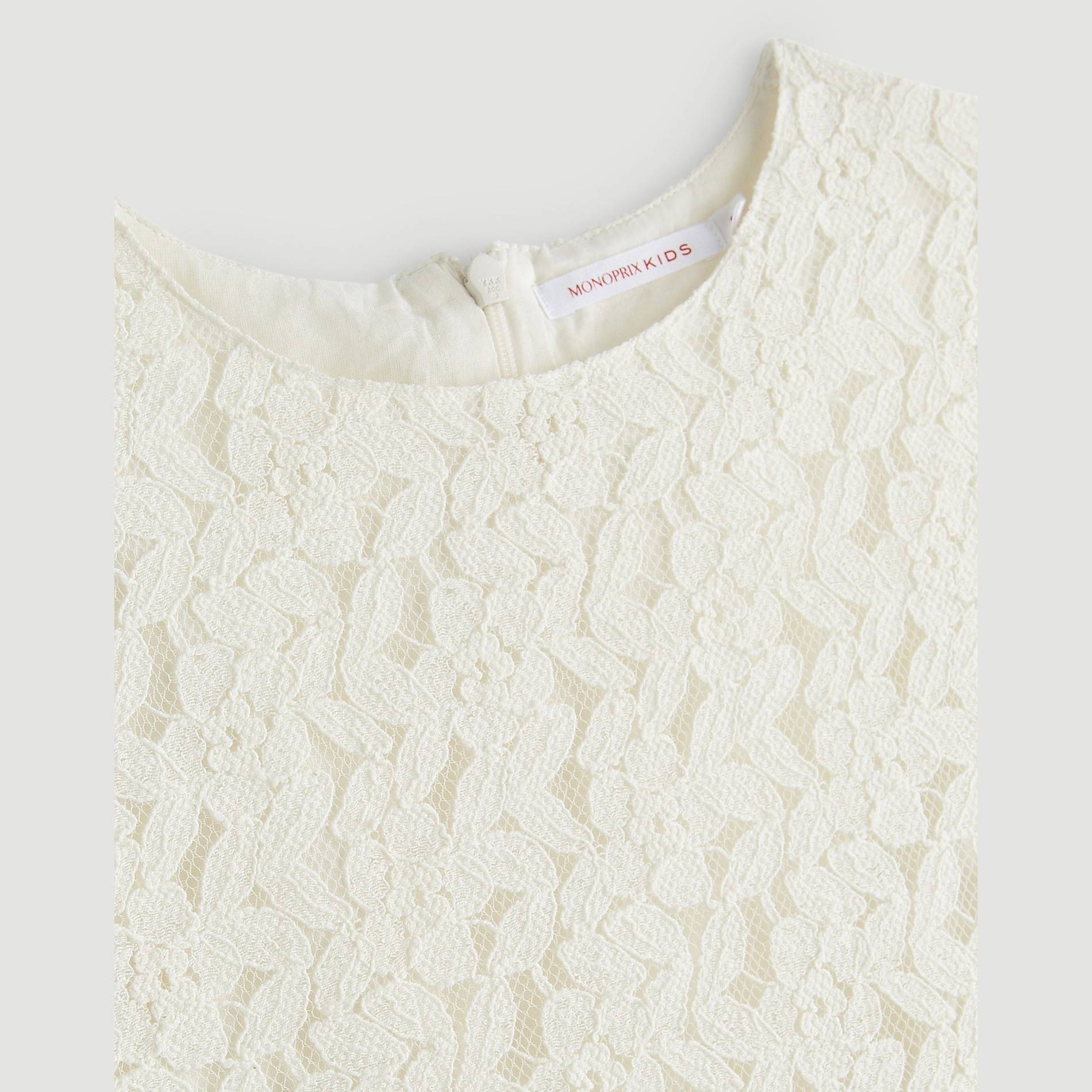 Robe en guipure, Ecru, large image number 2