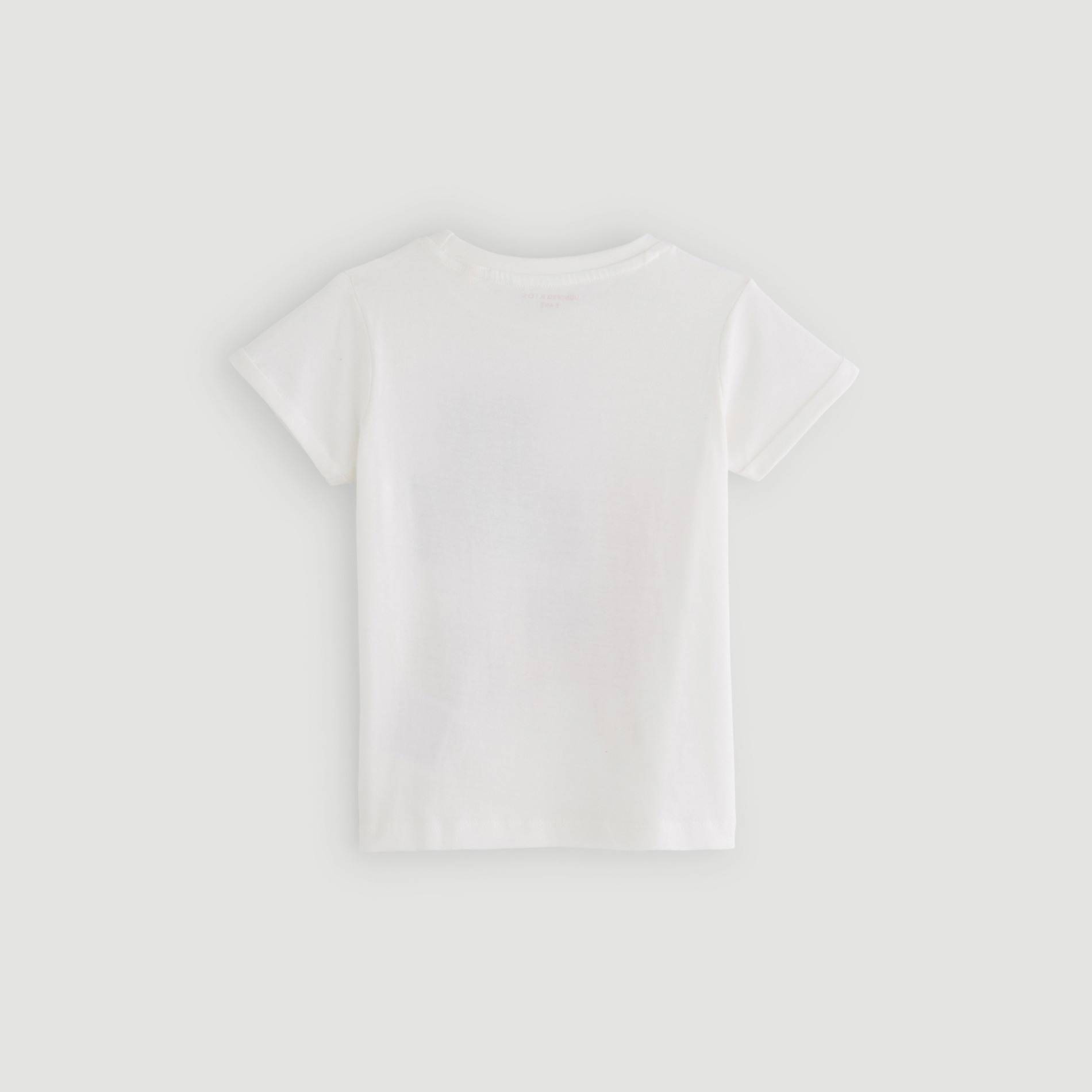 T-shirt manches courtes imprimé, Brun clair, large image number 1.0
