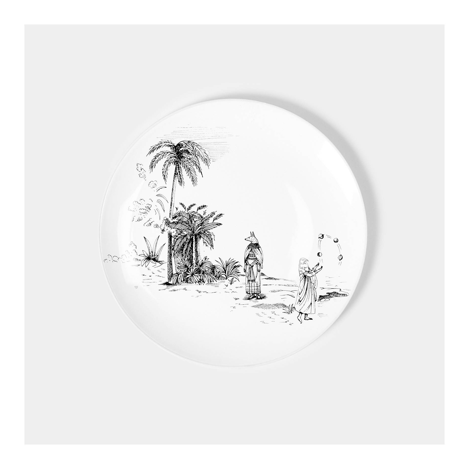 Assiette plate, Blanc, large image number 0.0