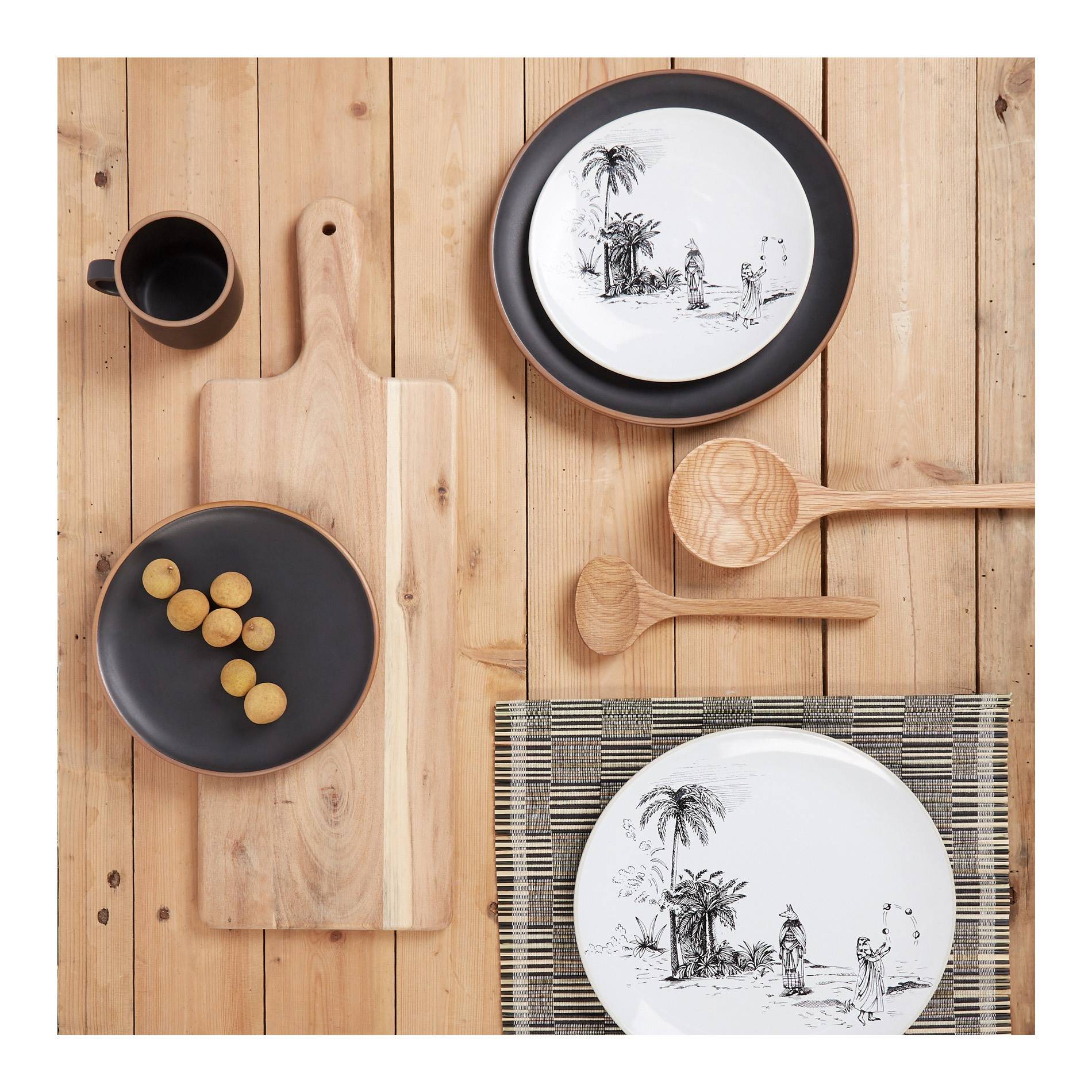 Assiette plate, Blanc, large image number 2