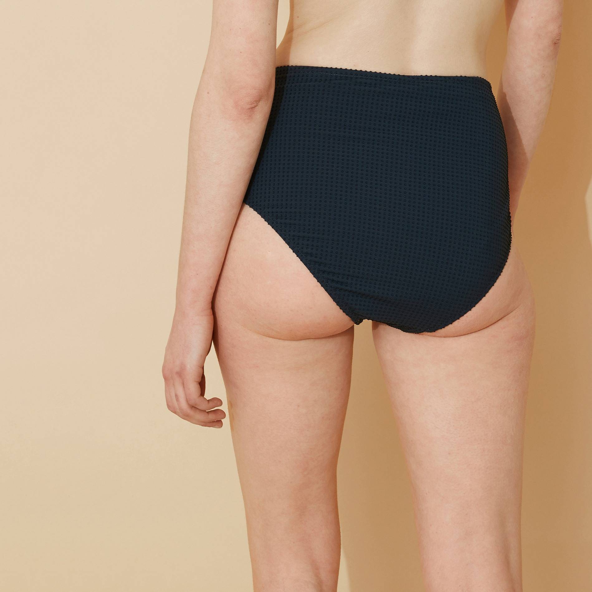 Culotte haute de bain plumetis, Indigo, large image number 1.0