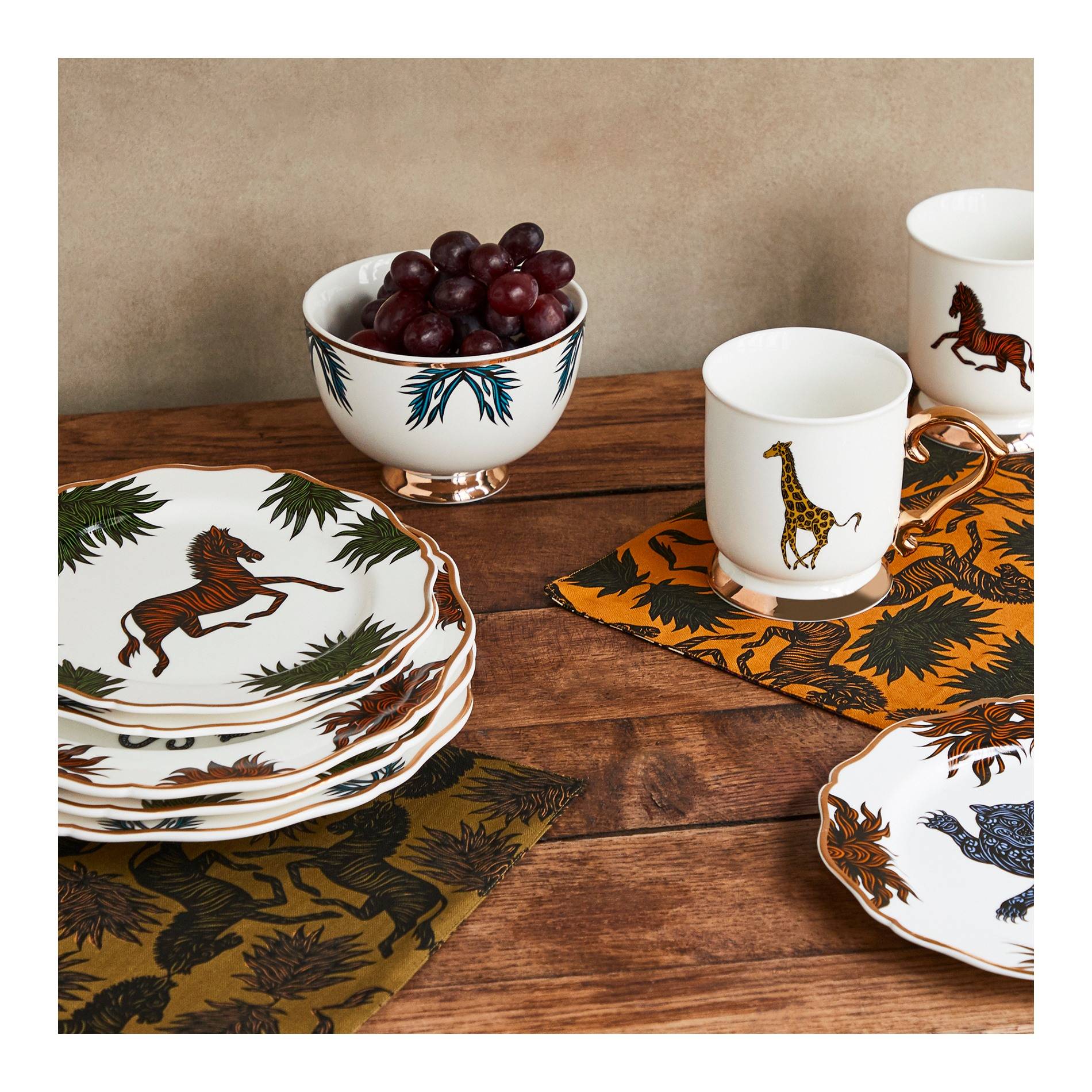 Assiette plate - Patch NYC x Monoprix, Quetsche, large image number 2