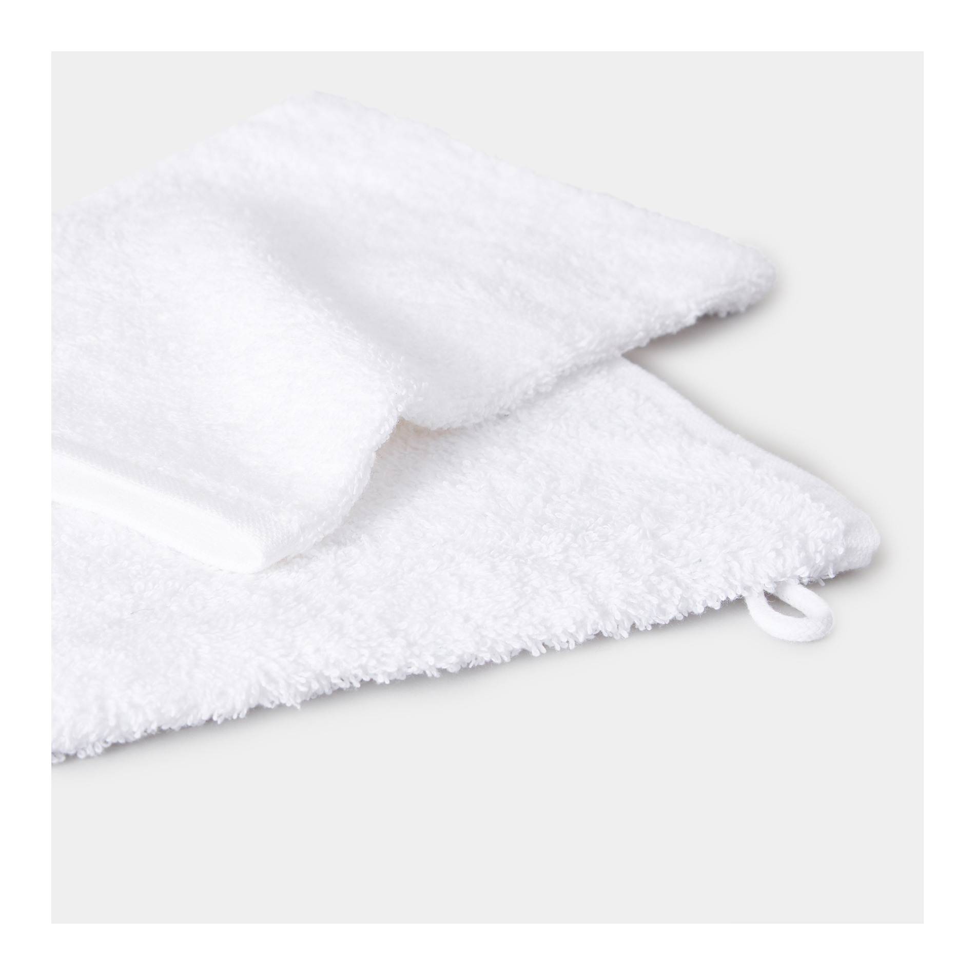 Lot de 2 gants unis, Blanc, large image number 1