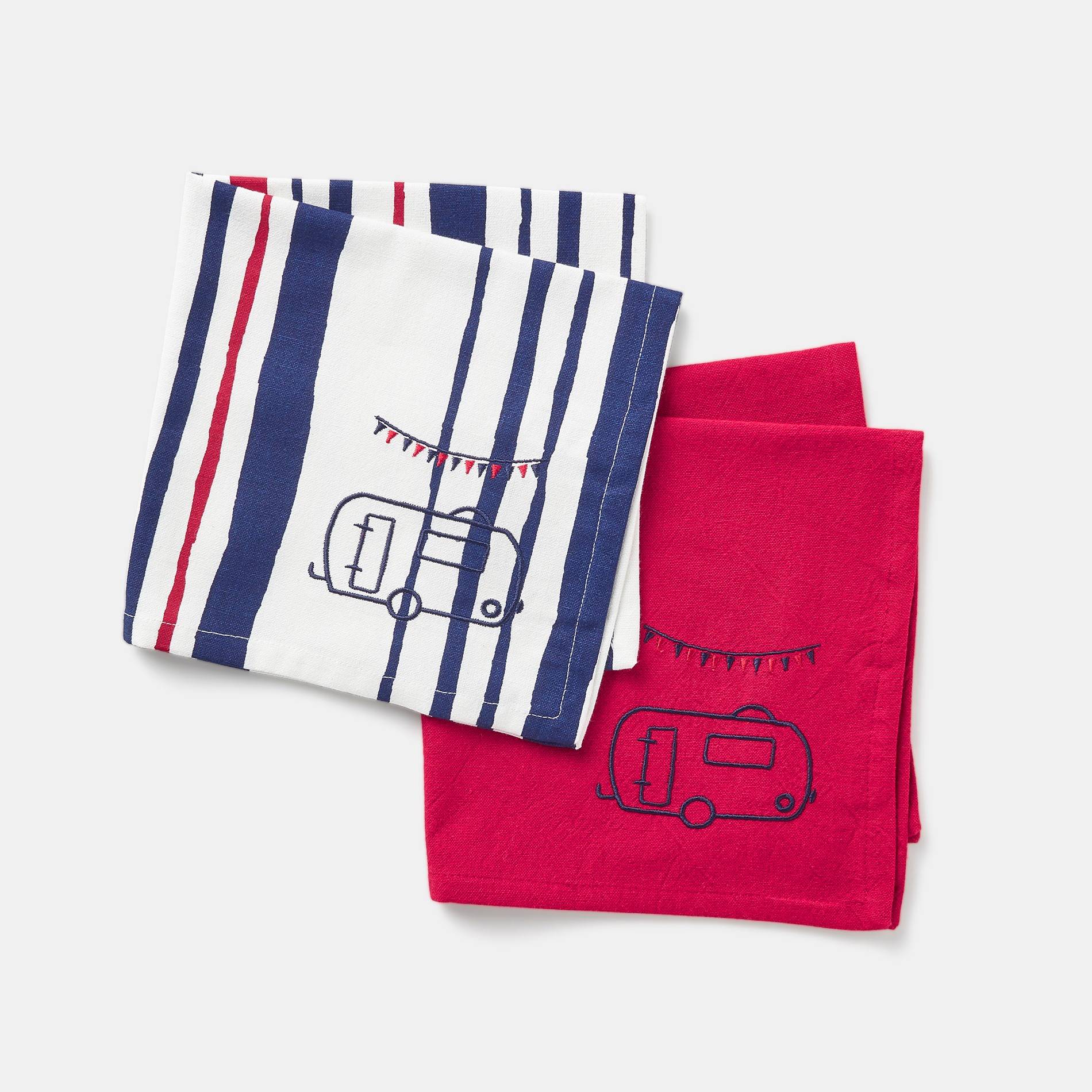 Serviette - Ines De La Fressange et Périgot x Monoprix, Brique, large image number 1