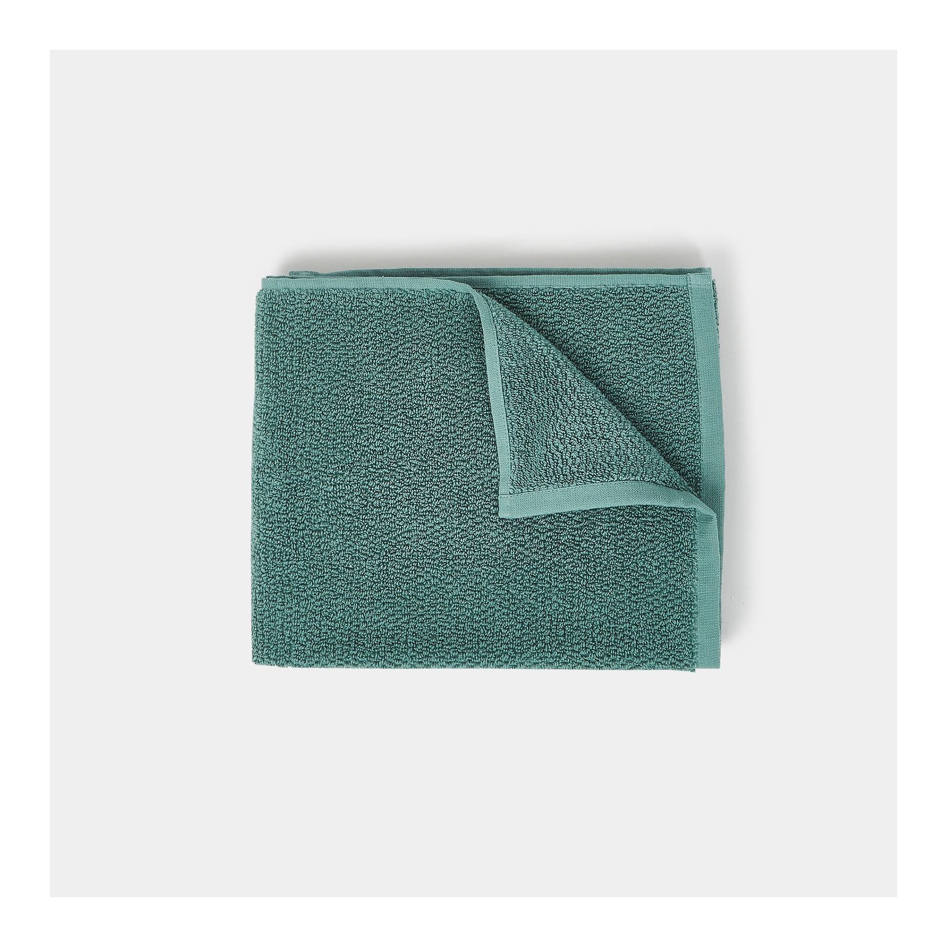 Serviette de toilette grain de riz, Vert foncé, large image number 0.0