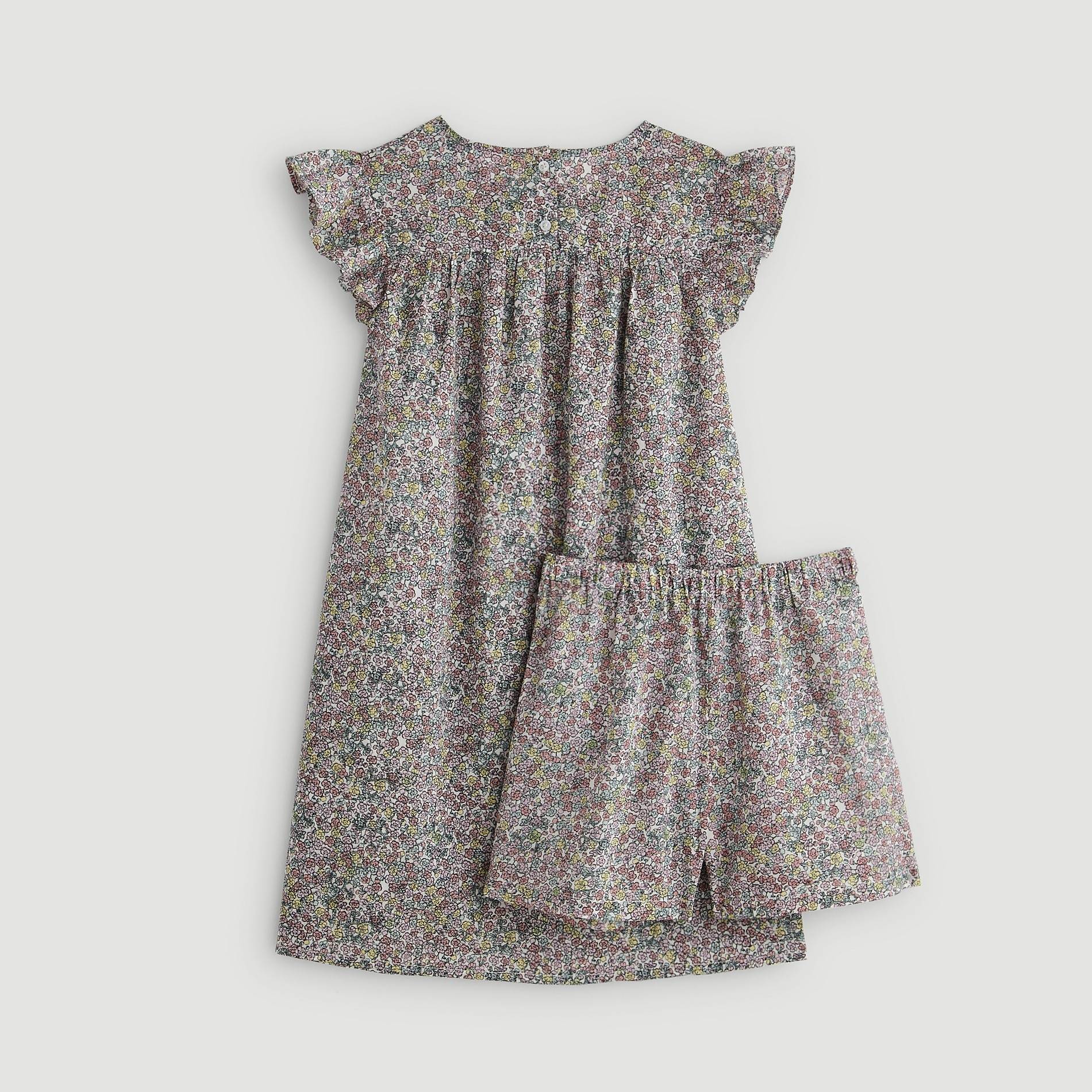 Chemise de nuit imprimée cerises, Ecru, large image number 1.0