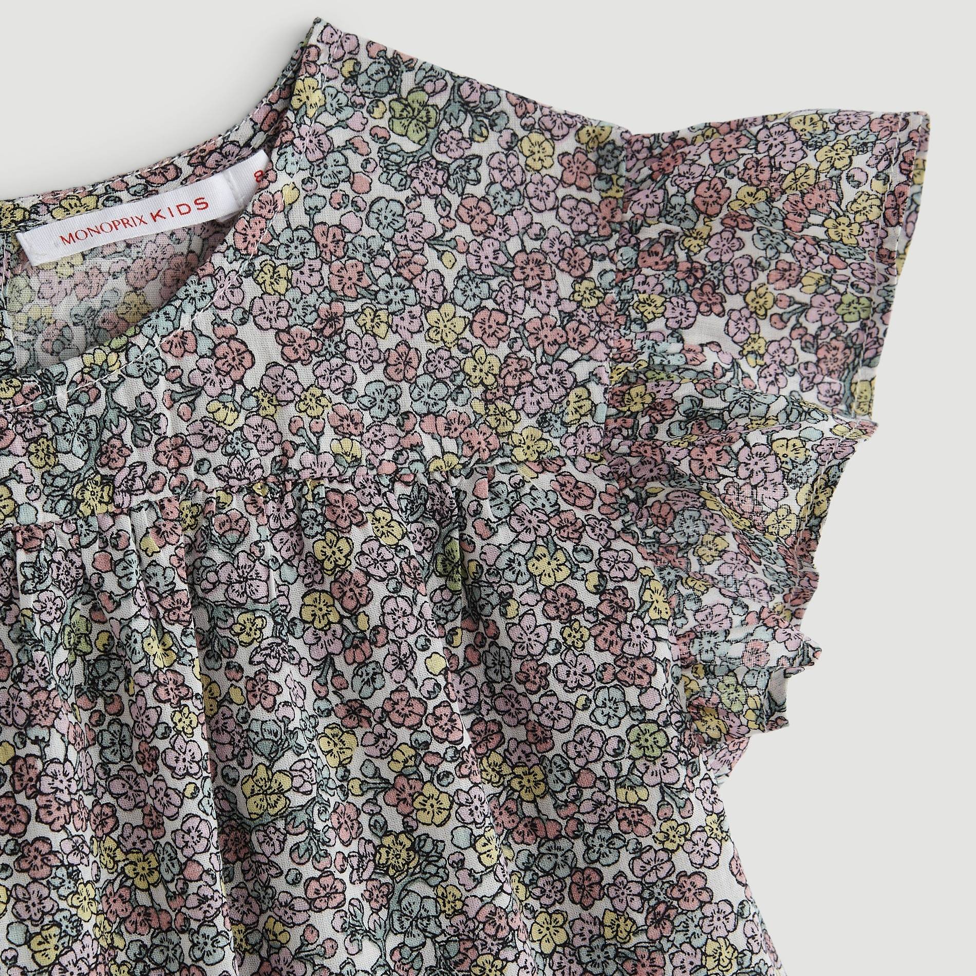 Chemise de nuit imprimée cerises, Ecru, large image number 2.0