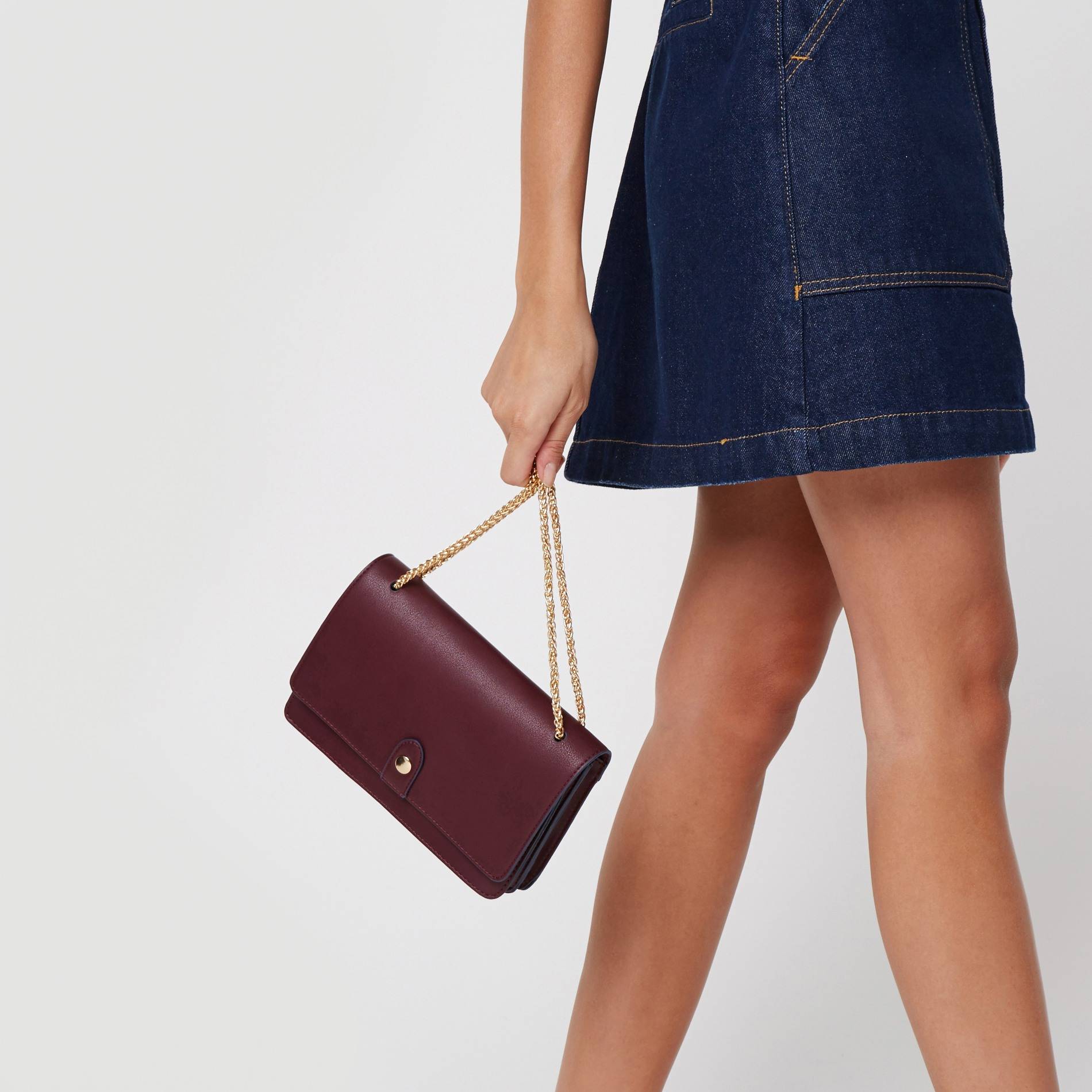 Sac double compartiment, Prune, large image number 0