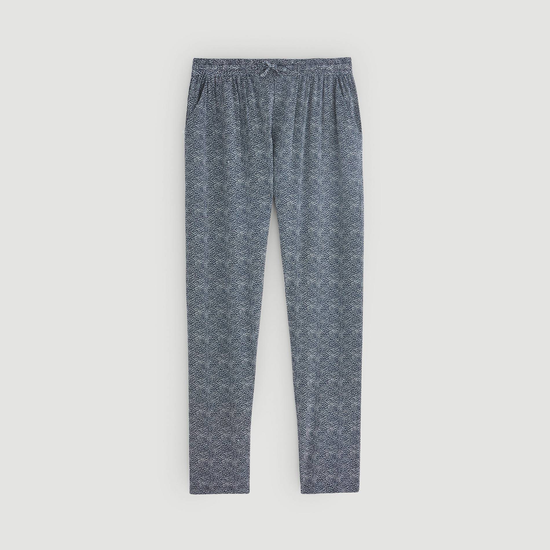 Pantalon imprimé, Bleu marine, large image number 1.0