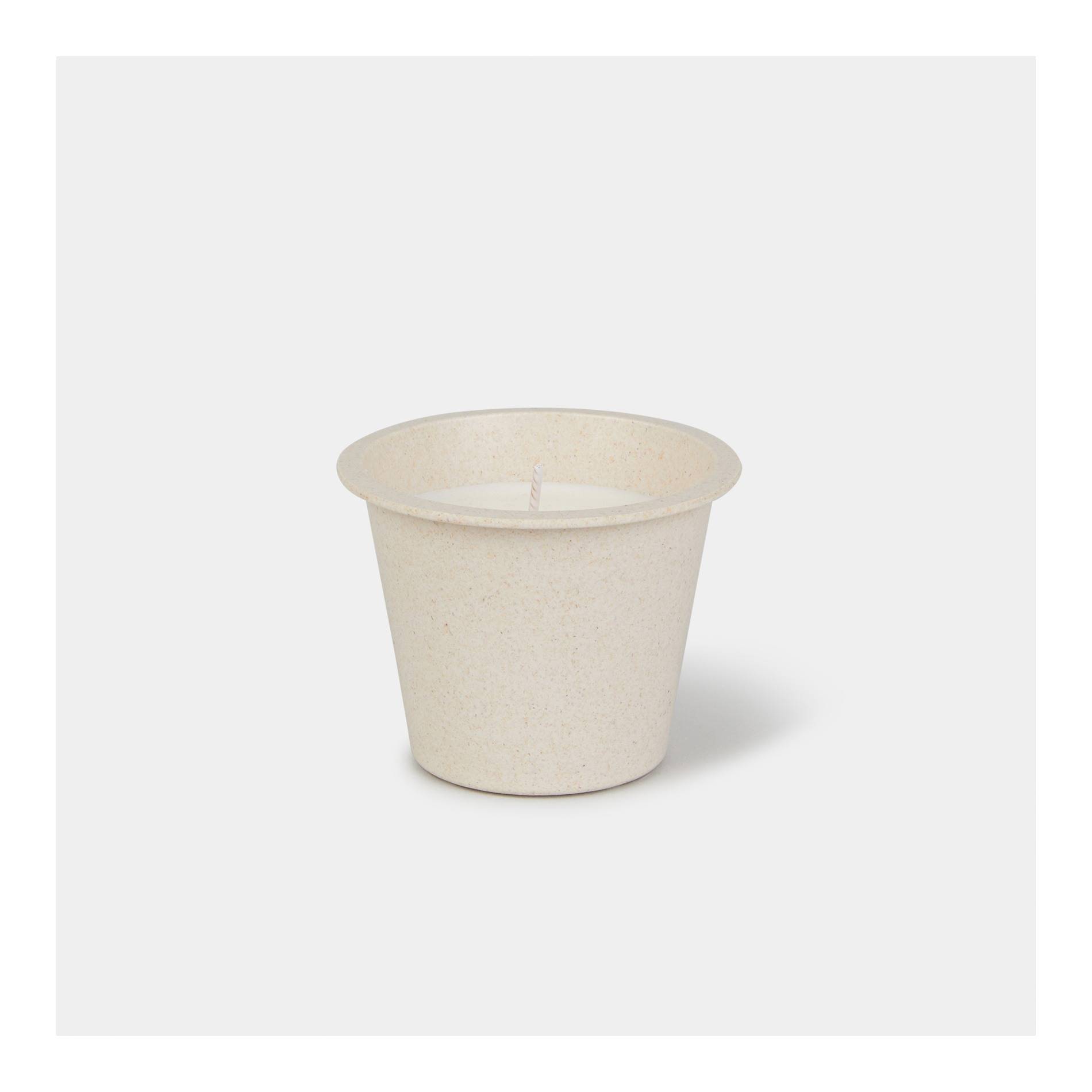 Bougie en pot à la citronelle, Blanc, large image number 0
