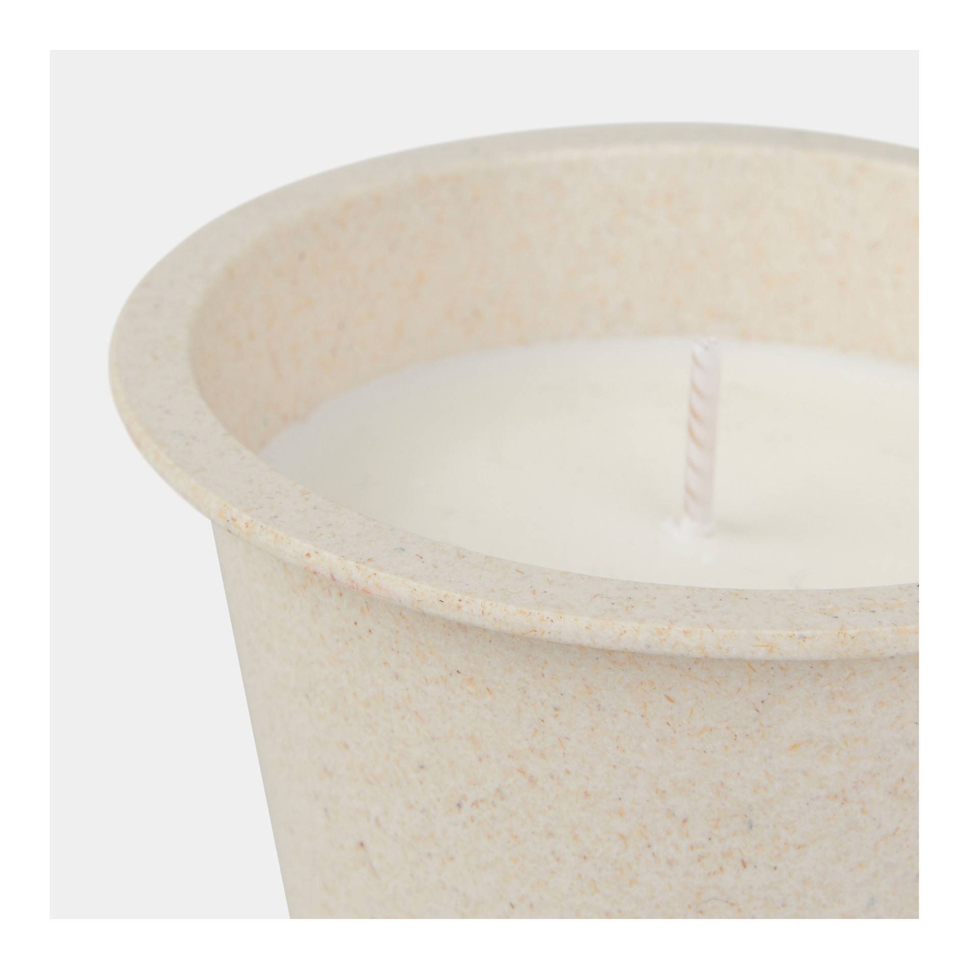 Bougie en pot à la citronelle, Blanc, large image number 1