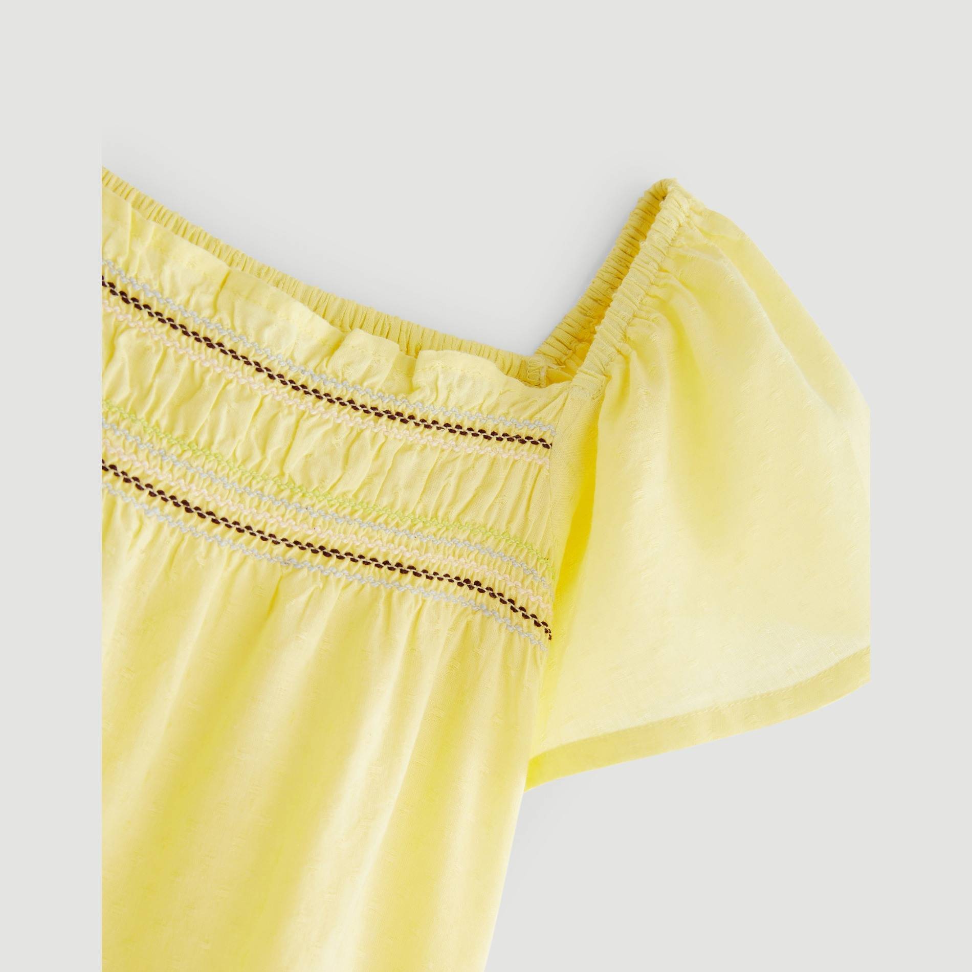Blouse à smock, Jaune clair, large image number 2