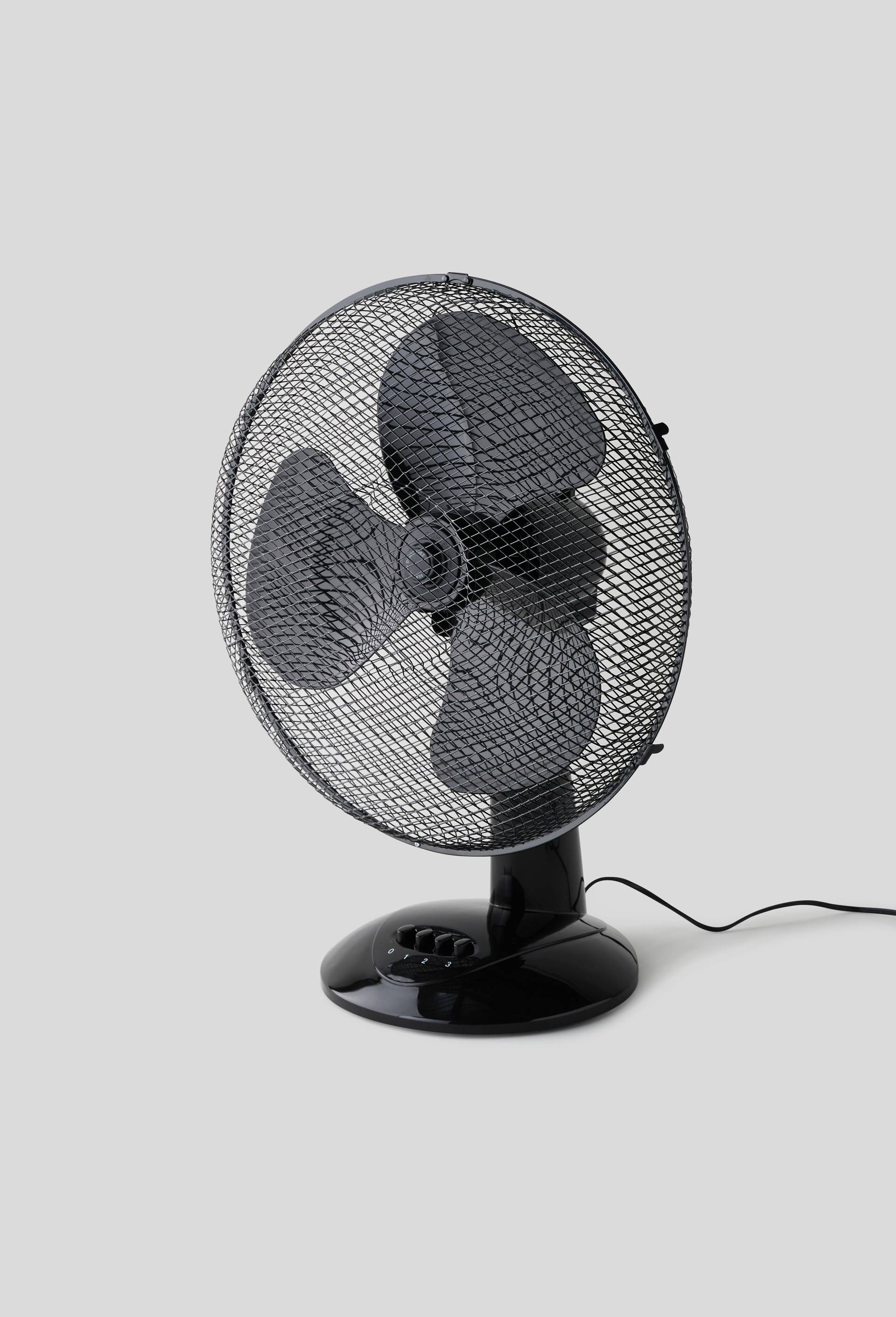 Ventilateur de table, Noir, large image number 0