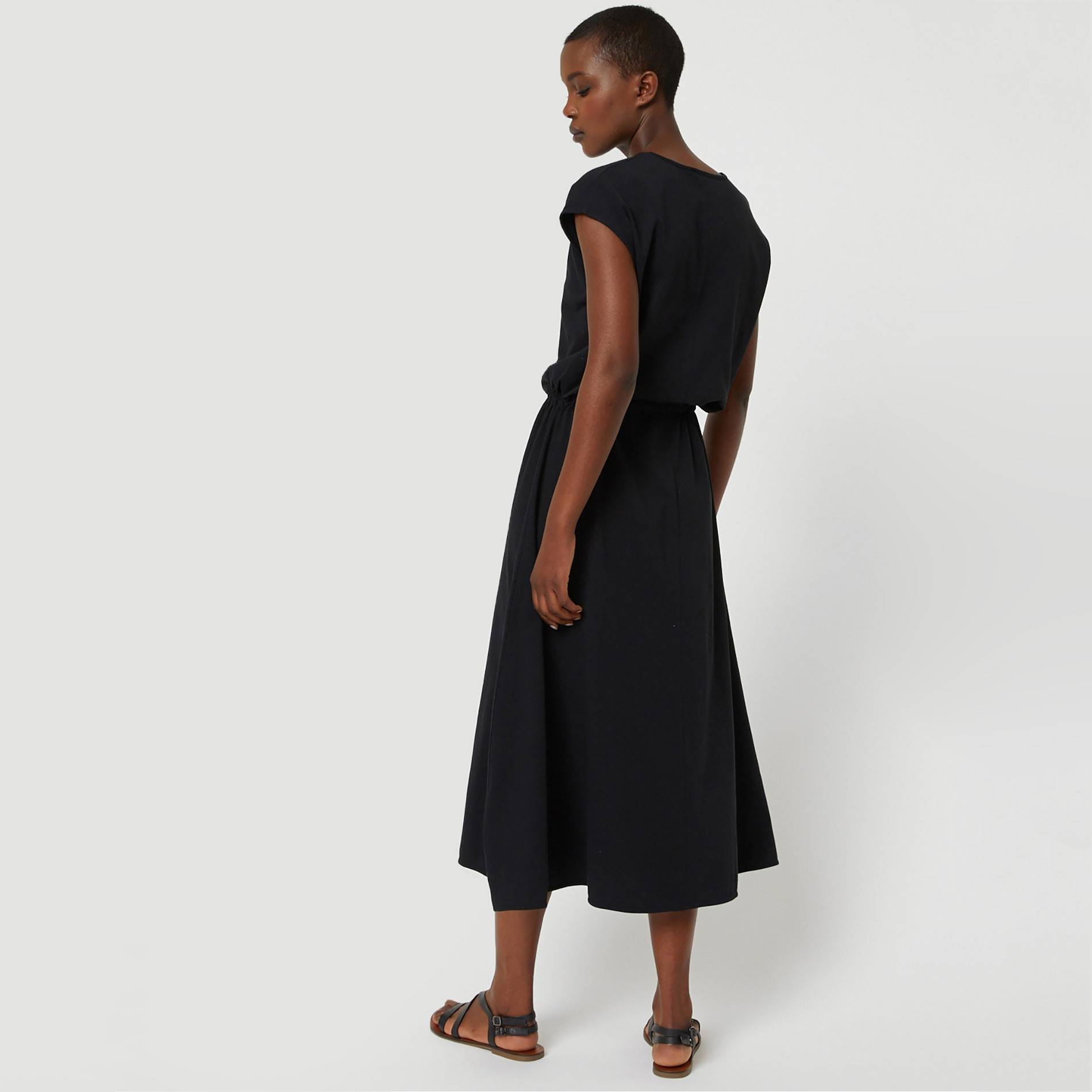 Robe jersey en coton BIO, Noir, large image number 1.0