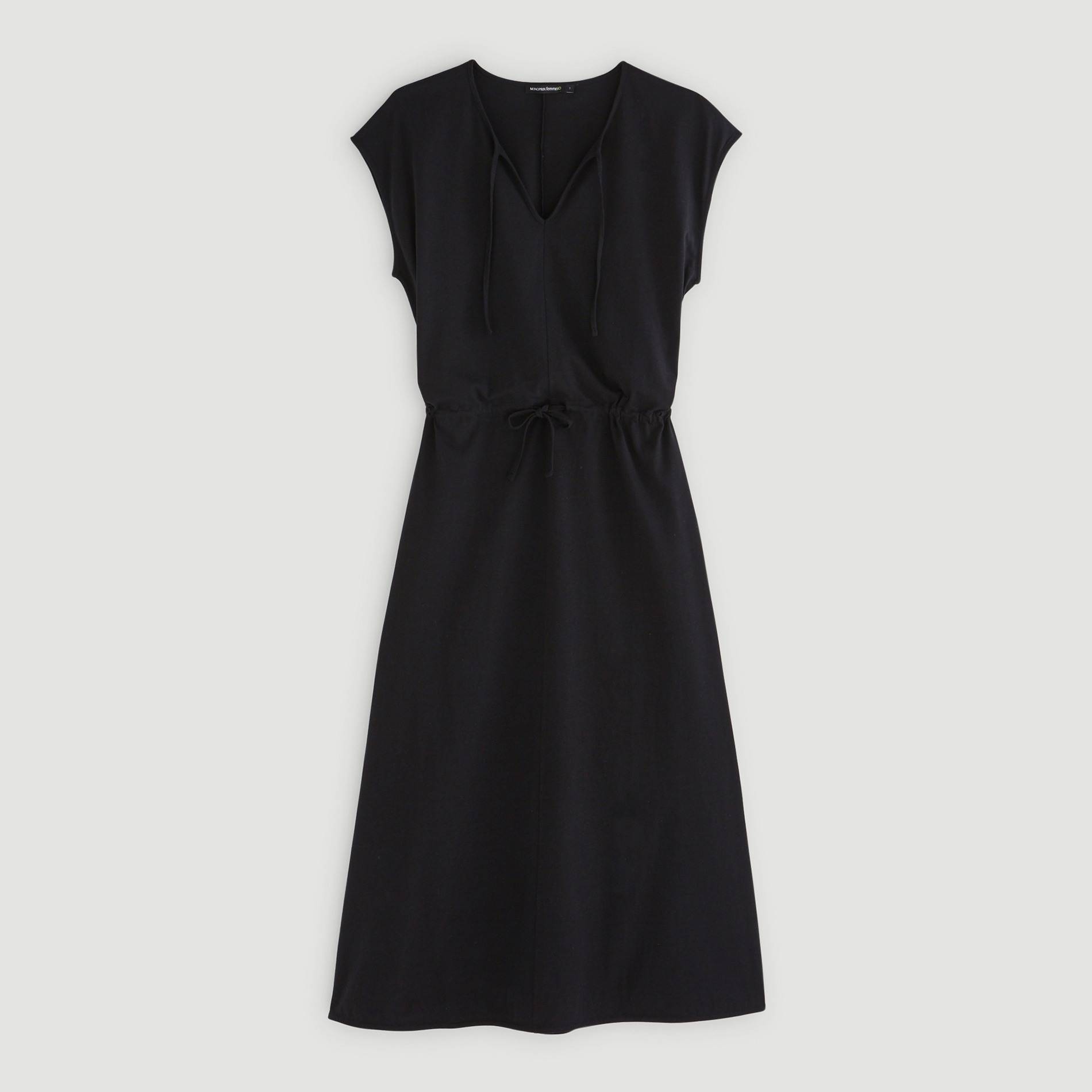 Robe jersey en coton BIO, Noir, large image number 2