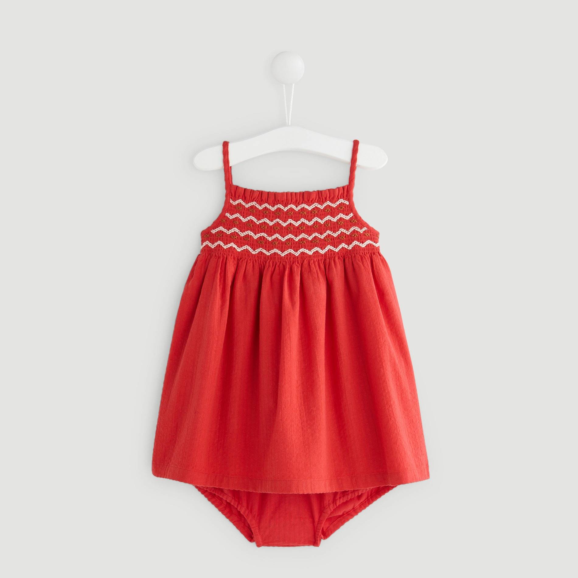 Robe avec bloomer, Brique, large image number 0.0