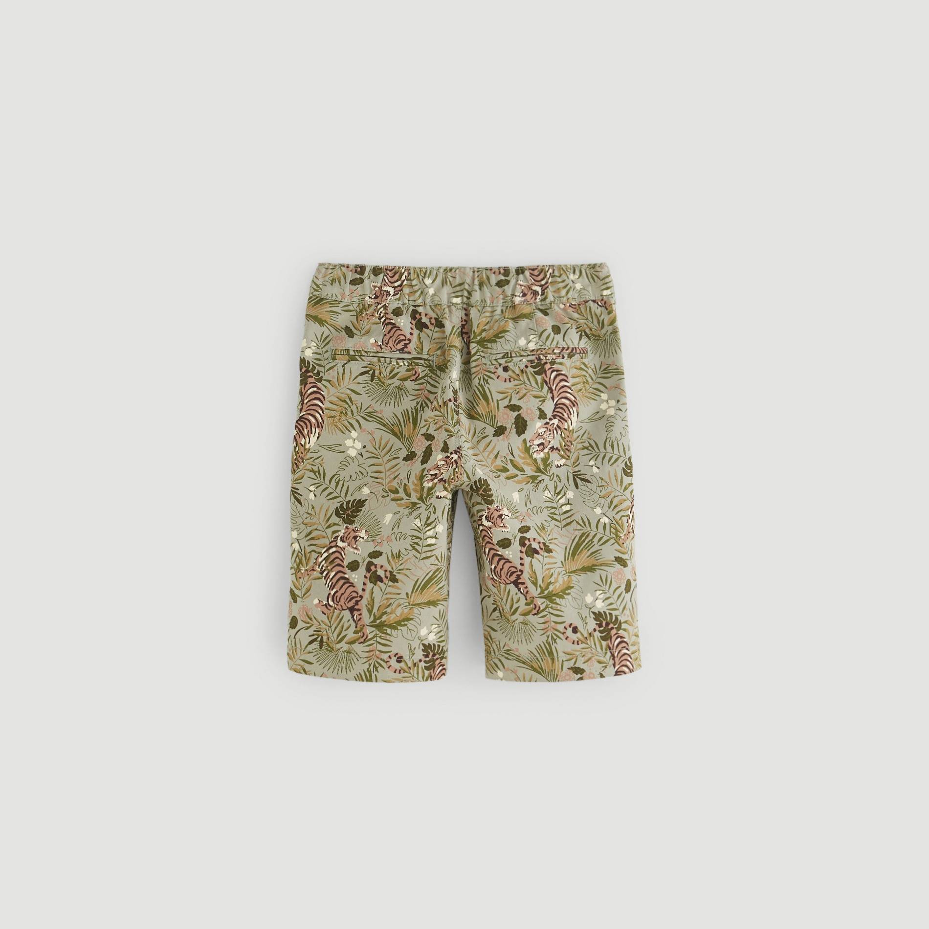 Bermuda imprimé, Gris moyen, large image number 1