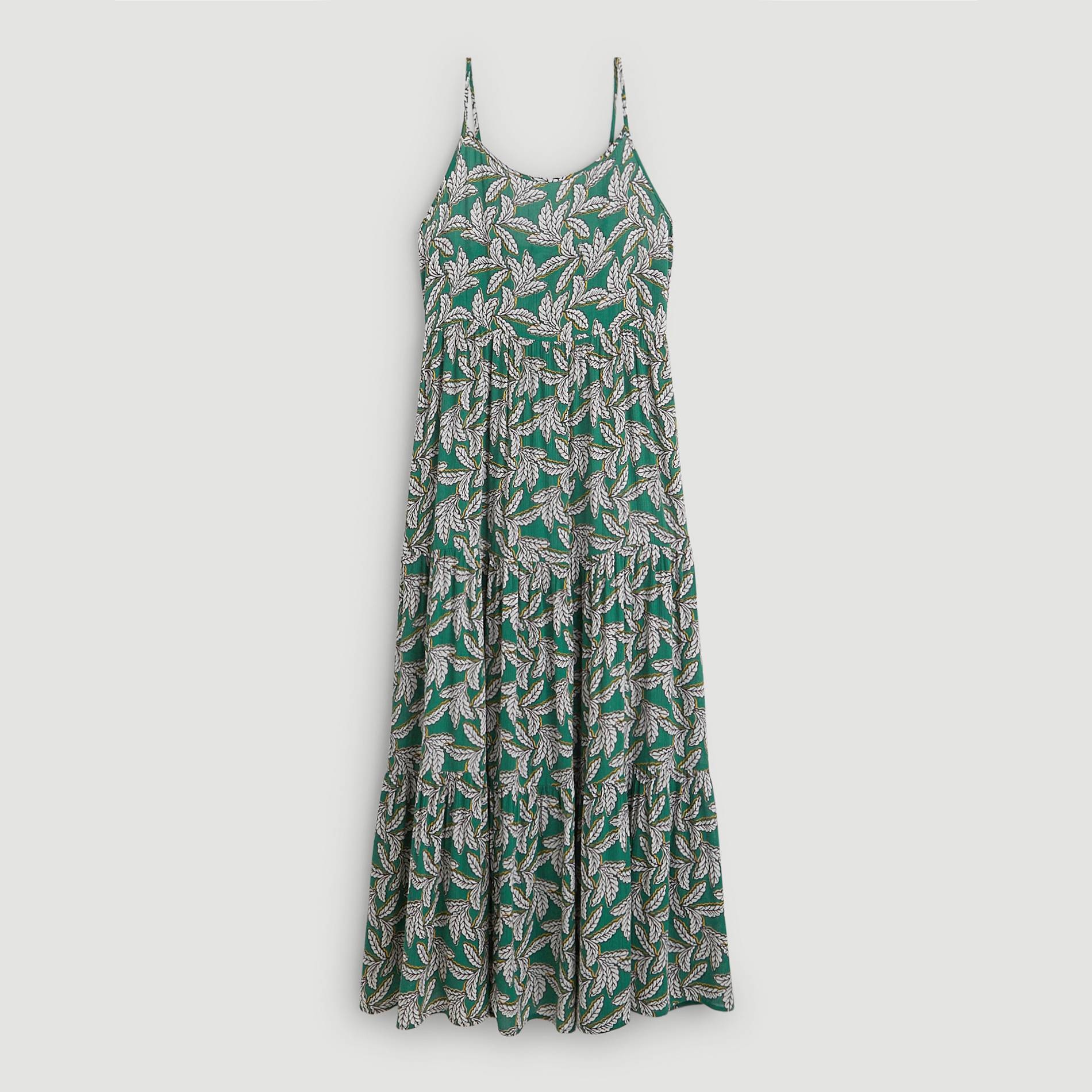 Chemise de nuit imprimee feuilles, Vert, large image number 2