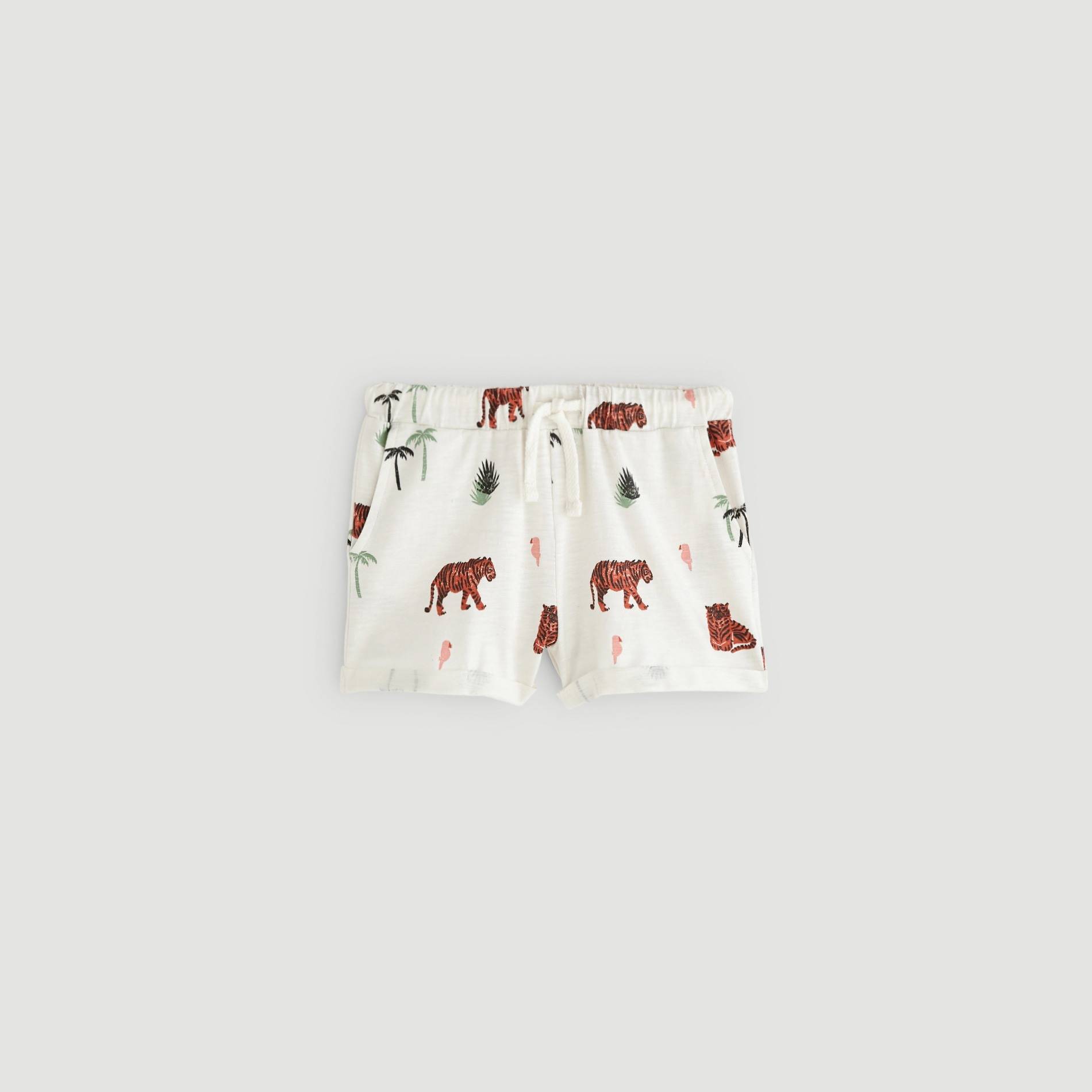 Short imprimé, Ecru, large image number 0