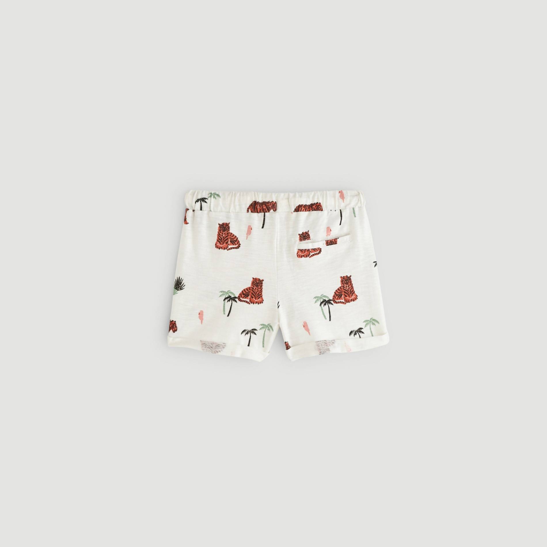 Short imprimé, Ecru, large image number 1