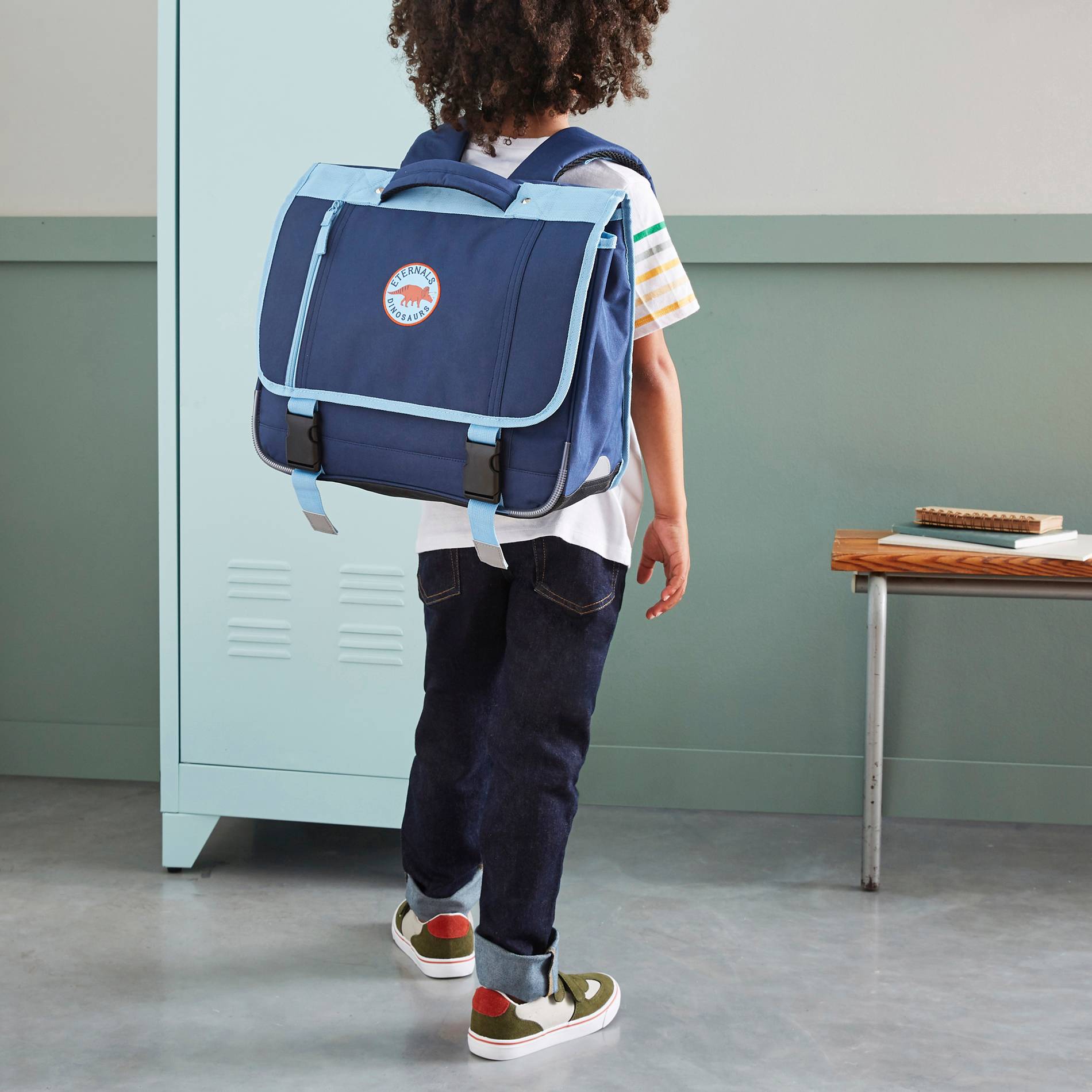 Cartable, Bleu marine, large image number 2.0