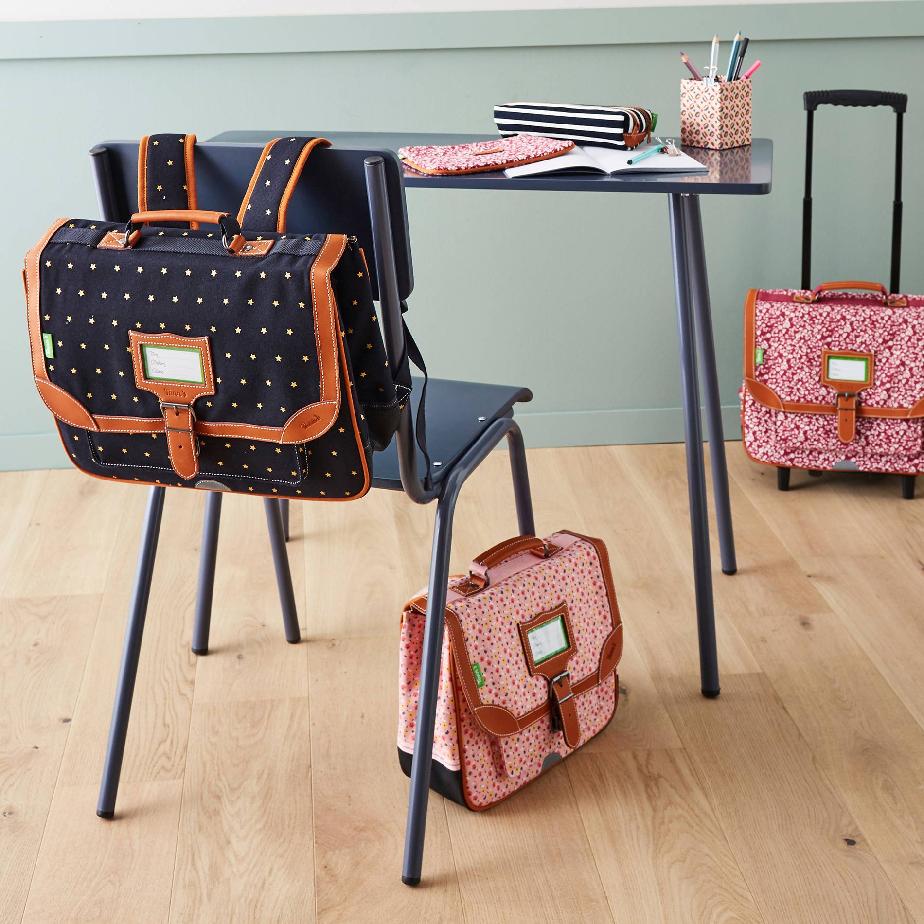 Cartable liberty, Brique, large image number 2.0