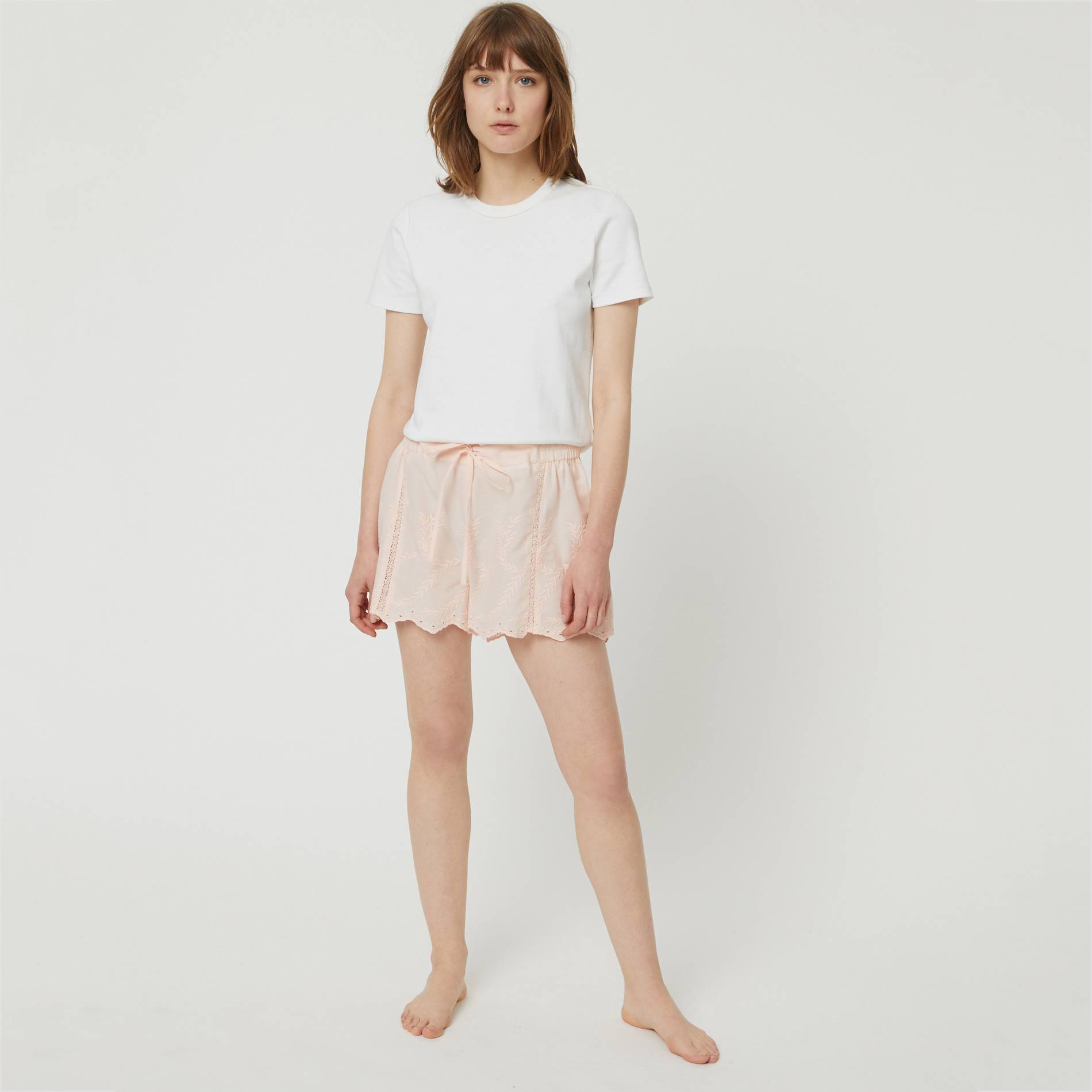 Short uni brode, Rose pâle, large image number 0.0