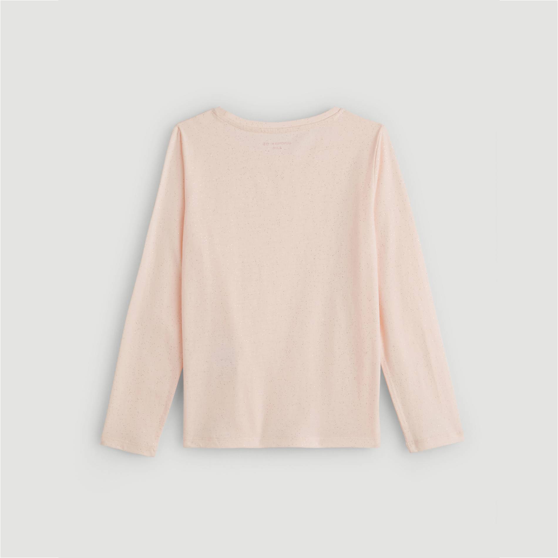 T-shirt manches longues brillant, Rose pâle, large image number 1