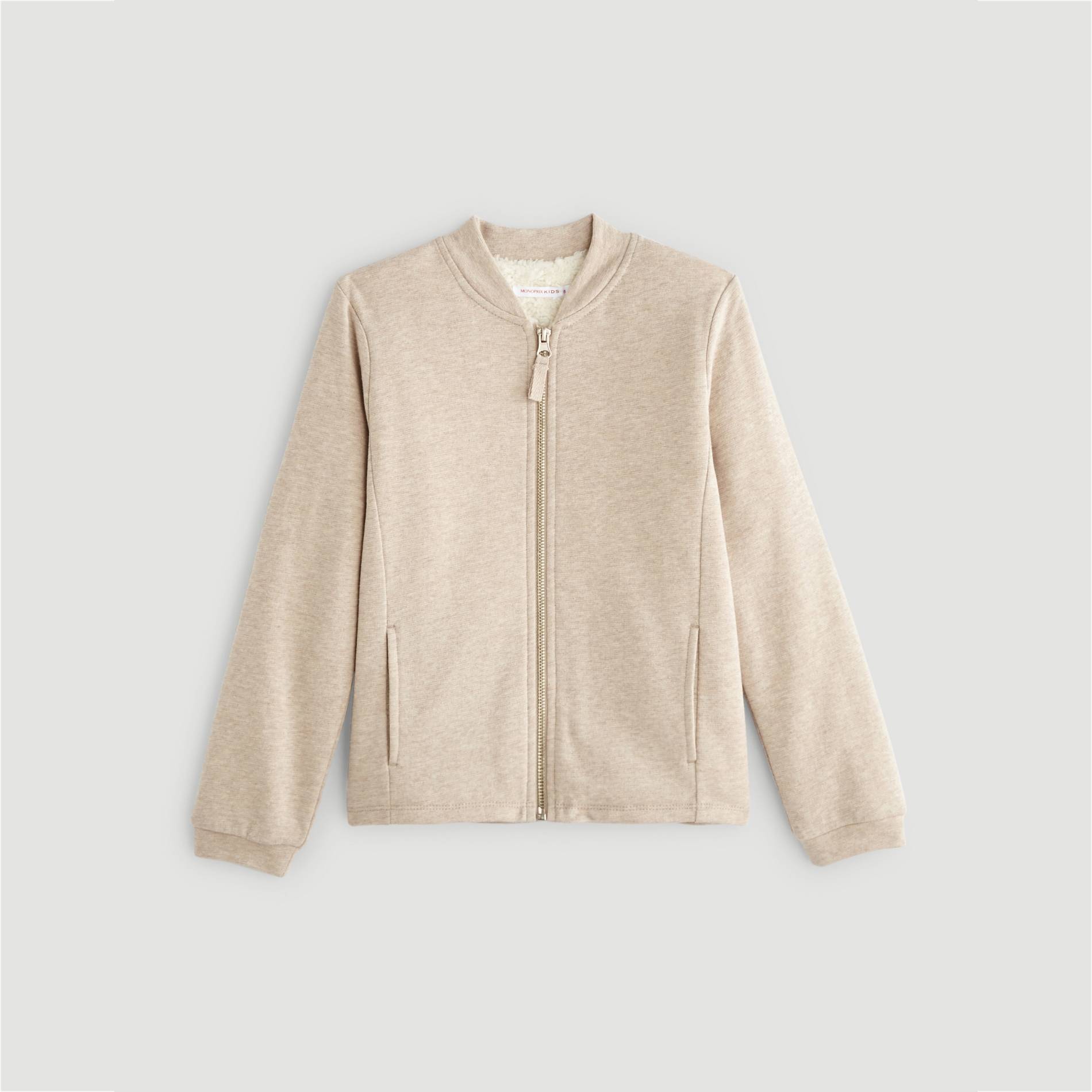Cardigan, Brun clair, large image number 0