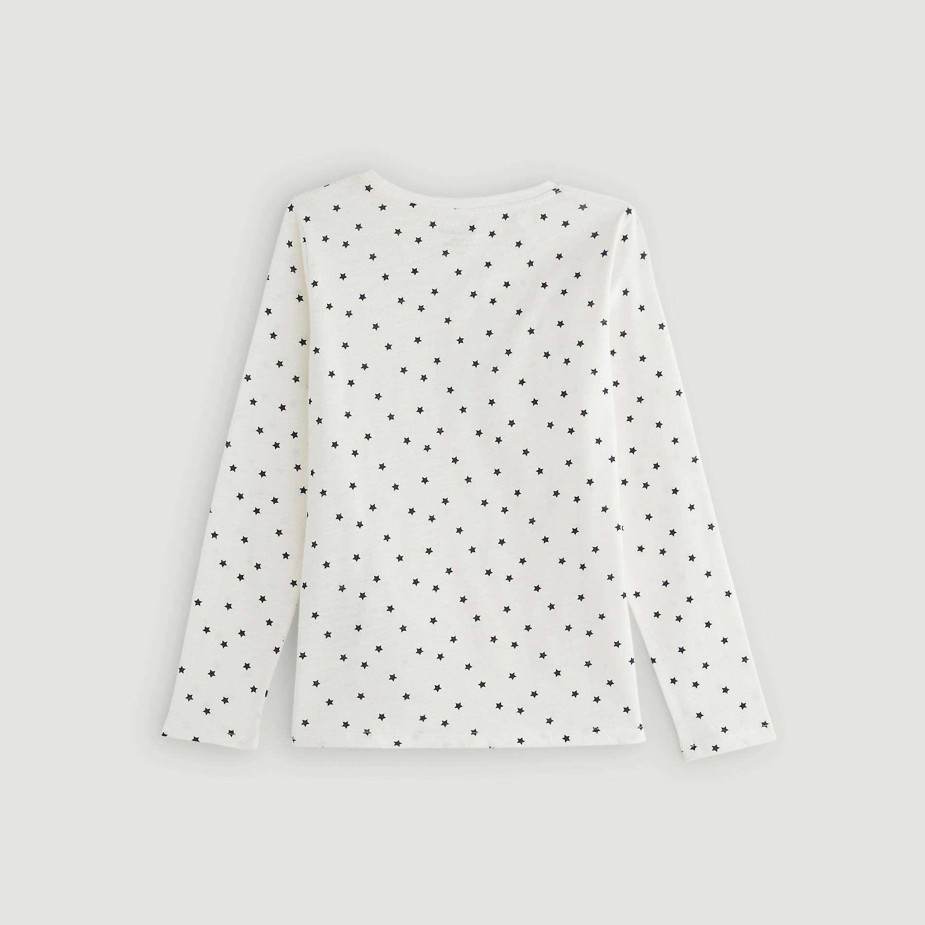 T-shirt manches longues en coton BIO, Ecru, large image number 1