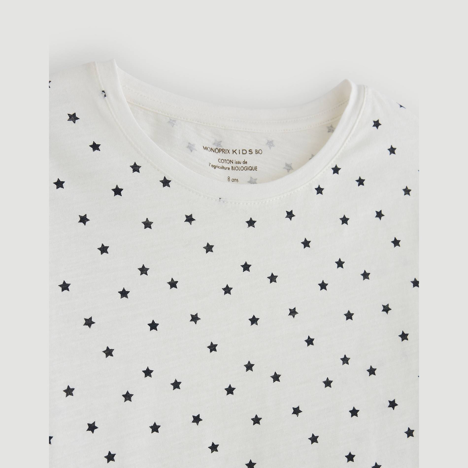 T-shirt manches longues en coton BIO, Ecru, large image number 2