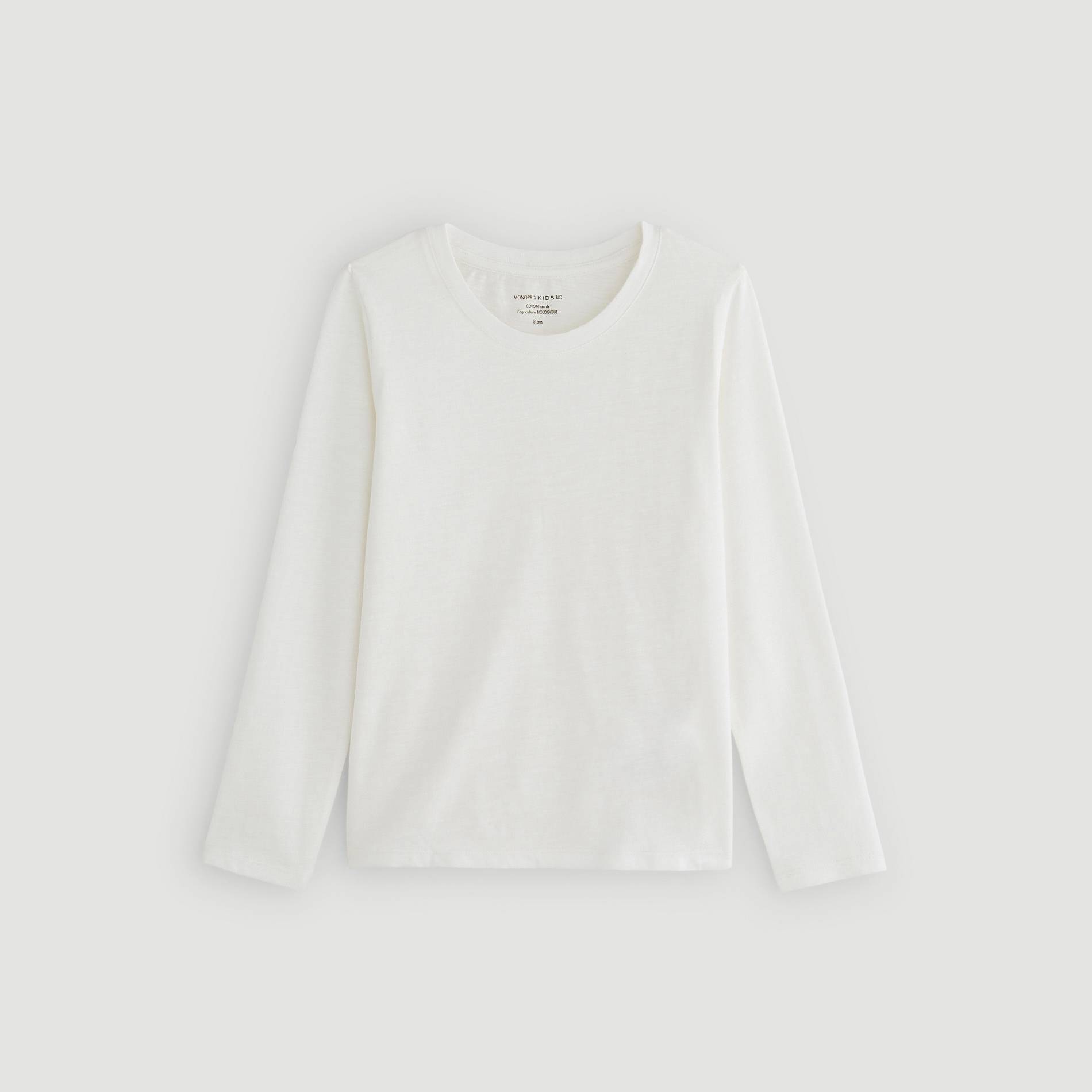T-shirt en coton BIO, Ecru, large image number 0