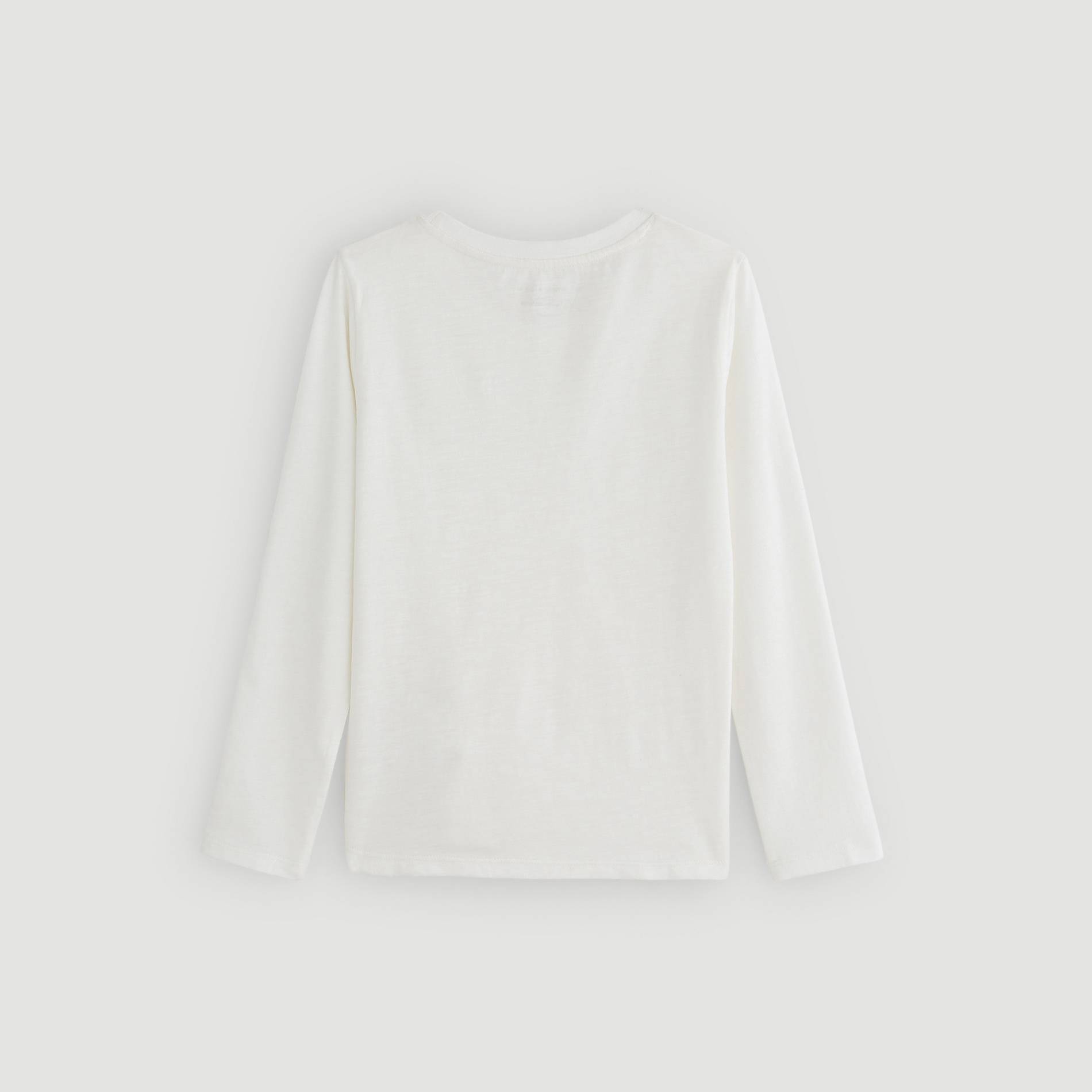 T-shirt en coton BIO, Ecru, large image number 1