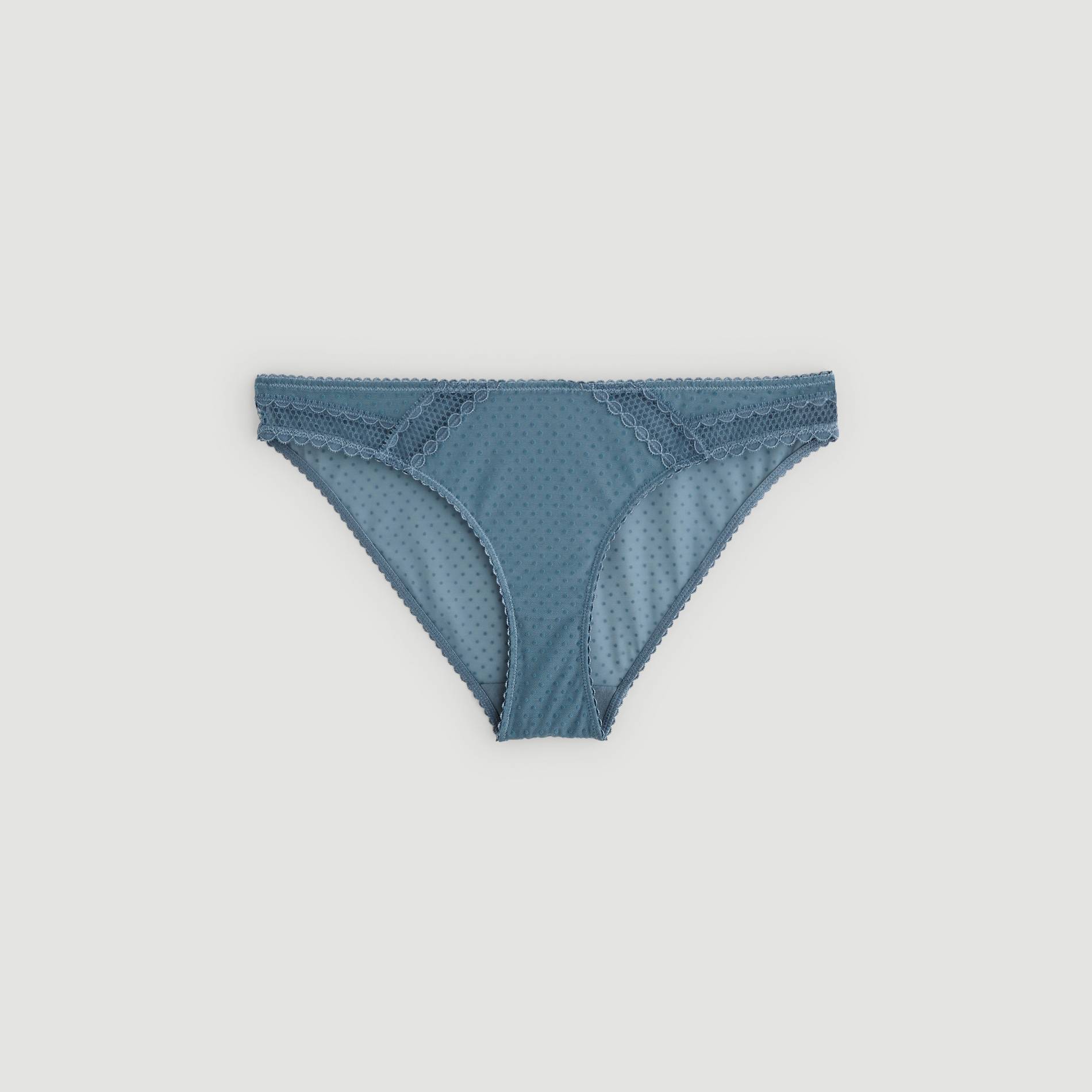 Culotte en tulle flockee, Bleu canard, large image number 2