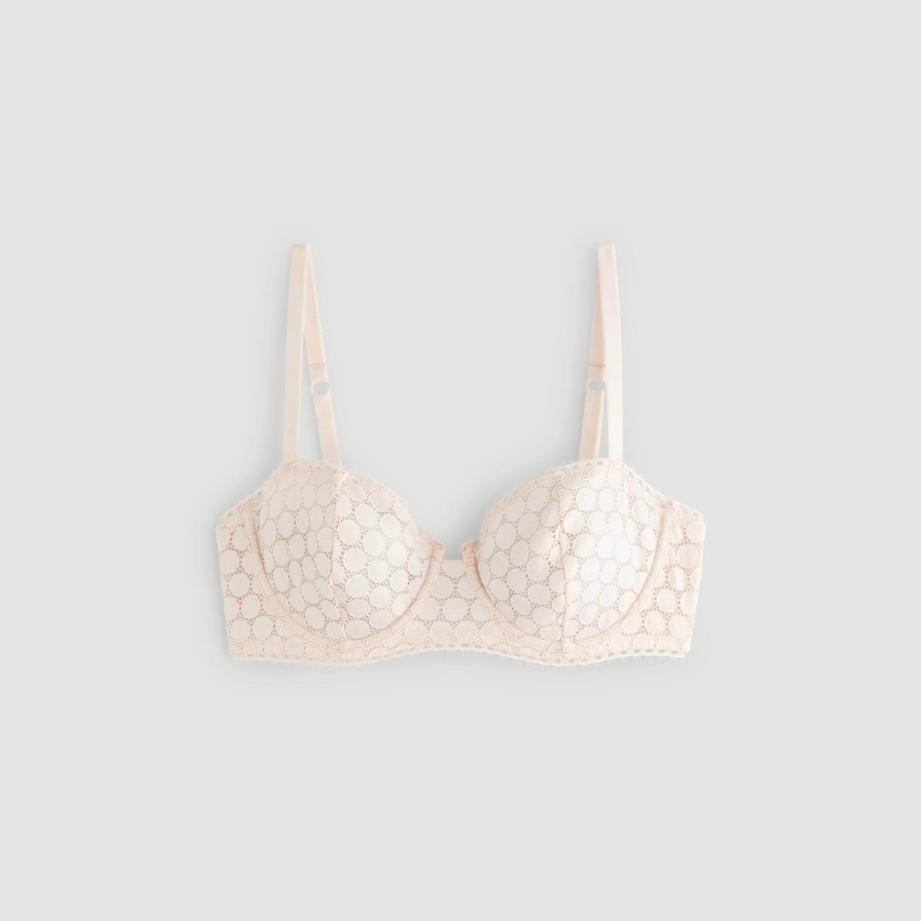 Soutien-gorge corbeille balconnet ROMY en dentelle, Oeko-Tex, Rose pâle, large image number 2