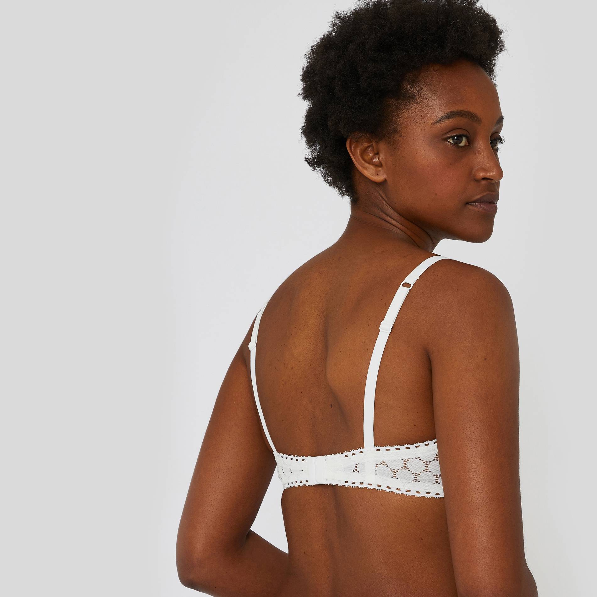 Soutien-gorge corbeille balconnet ROMY en dentelle, Oeko-Tex, Ecru, large image number 1.0