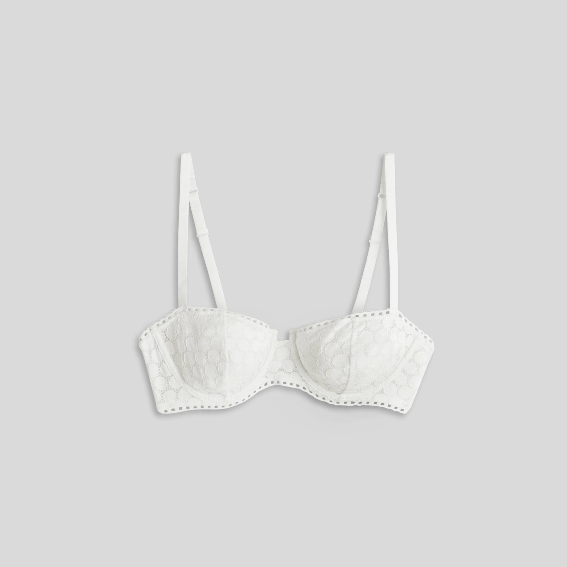 Soutien-gorge corbeille balconnet ROMY en dentelle, Oeko-Tex, Ecru, large image number 2