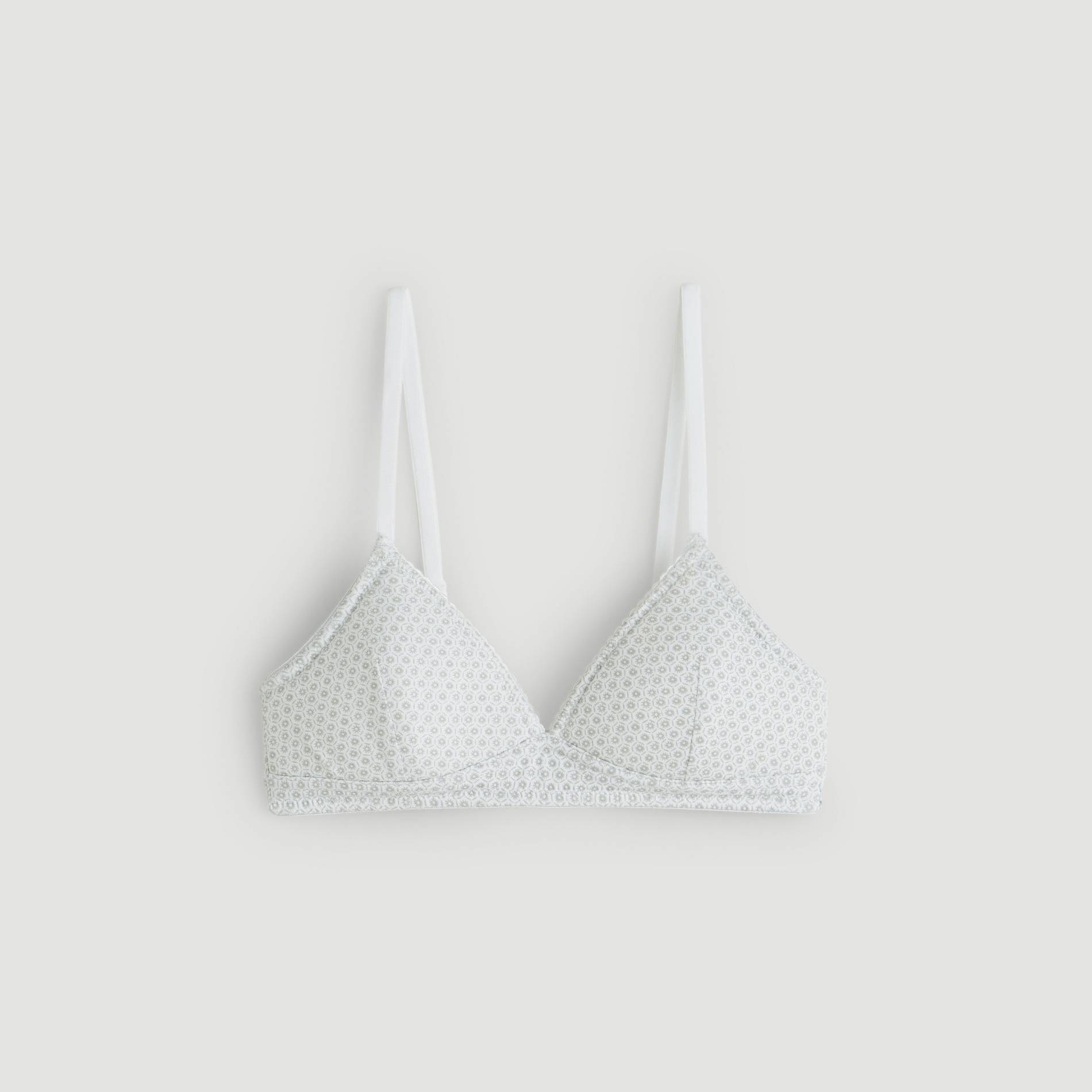 Soutien gorge triangle - Oeko-Tex ®, Blanc, large image number 0.0
