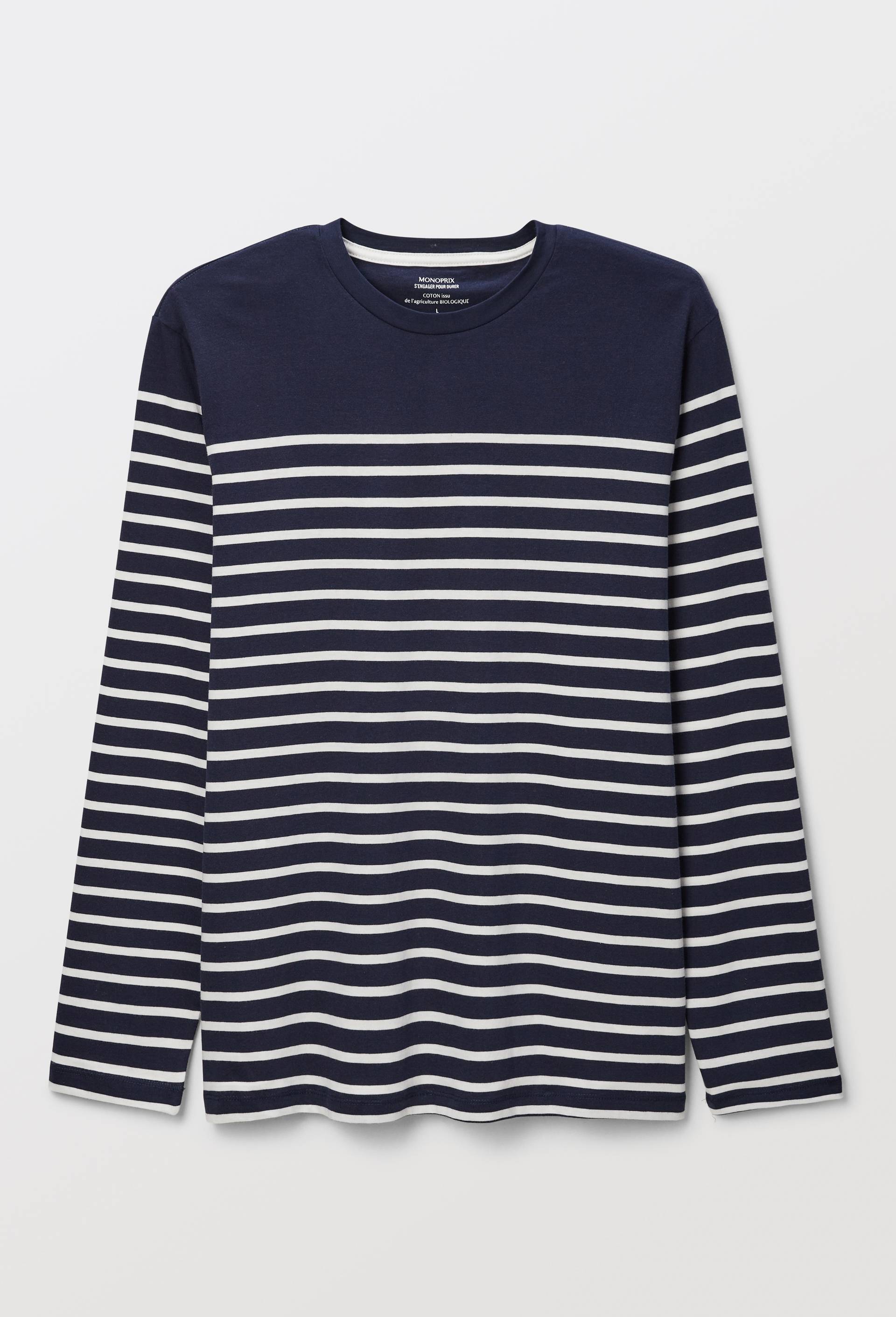 Magasin Mariniere Homme Monoprix Tee Shirt Manche Longue Homme