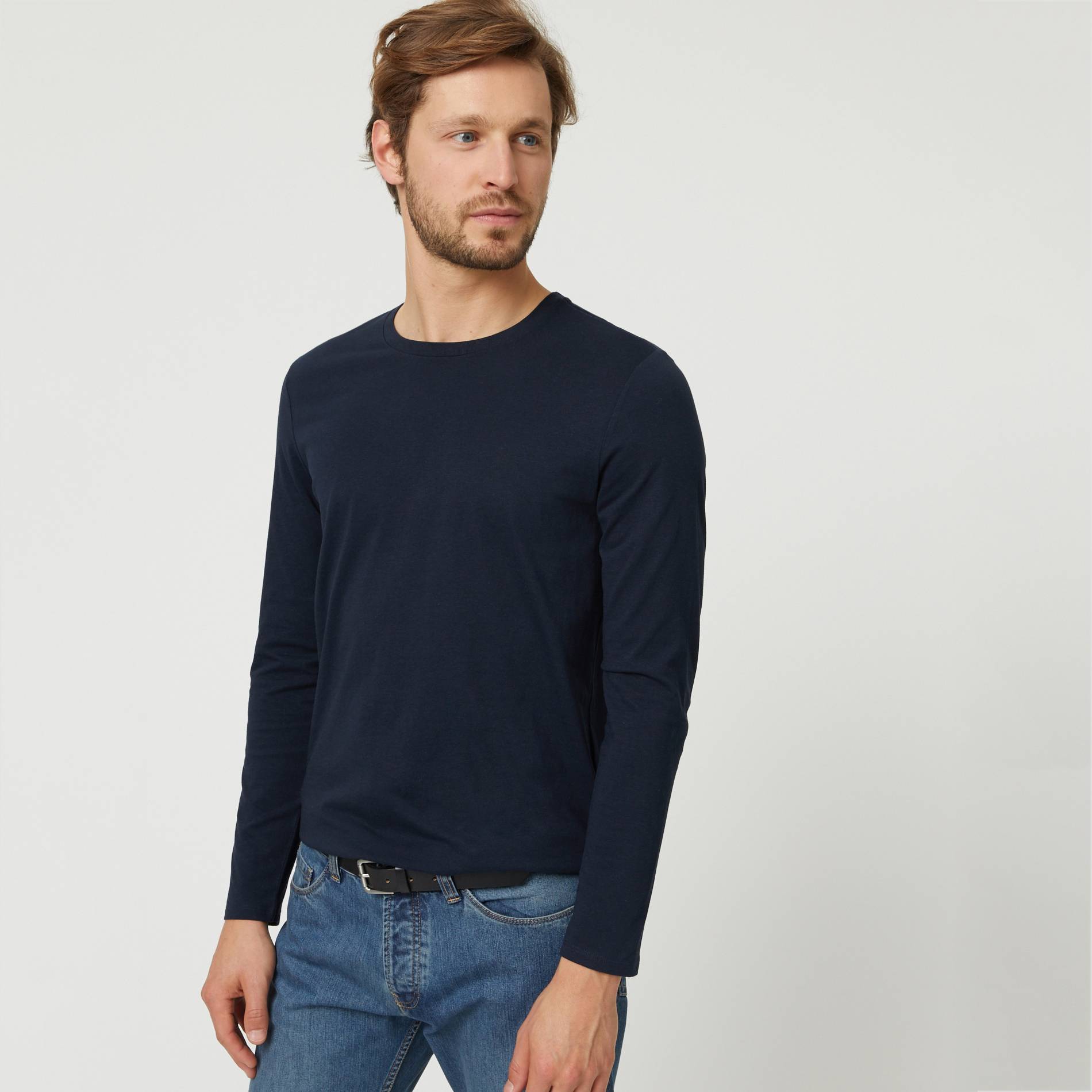 T-shirt en coton BIO, Bleu marine, large image number 0