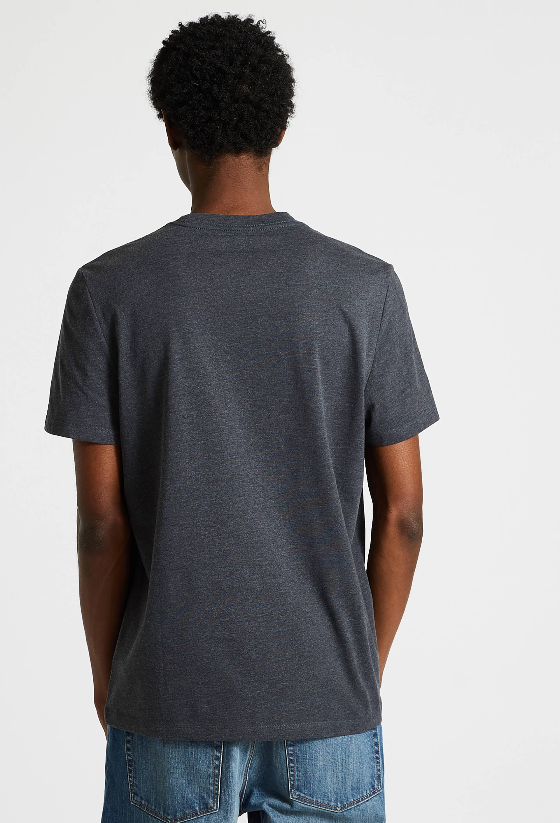 T-shirt manches courtes col rond contenant du coton BIO, Gris, large image number 1