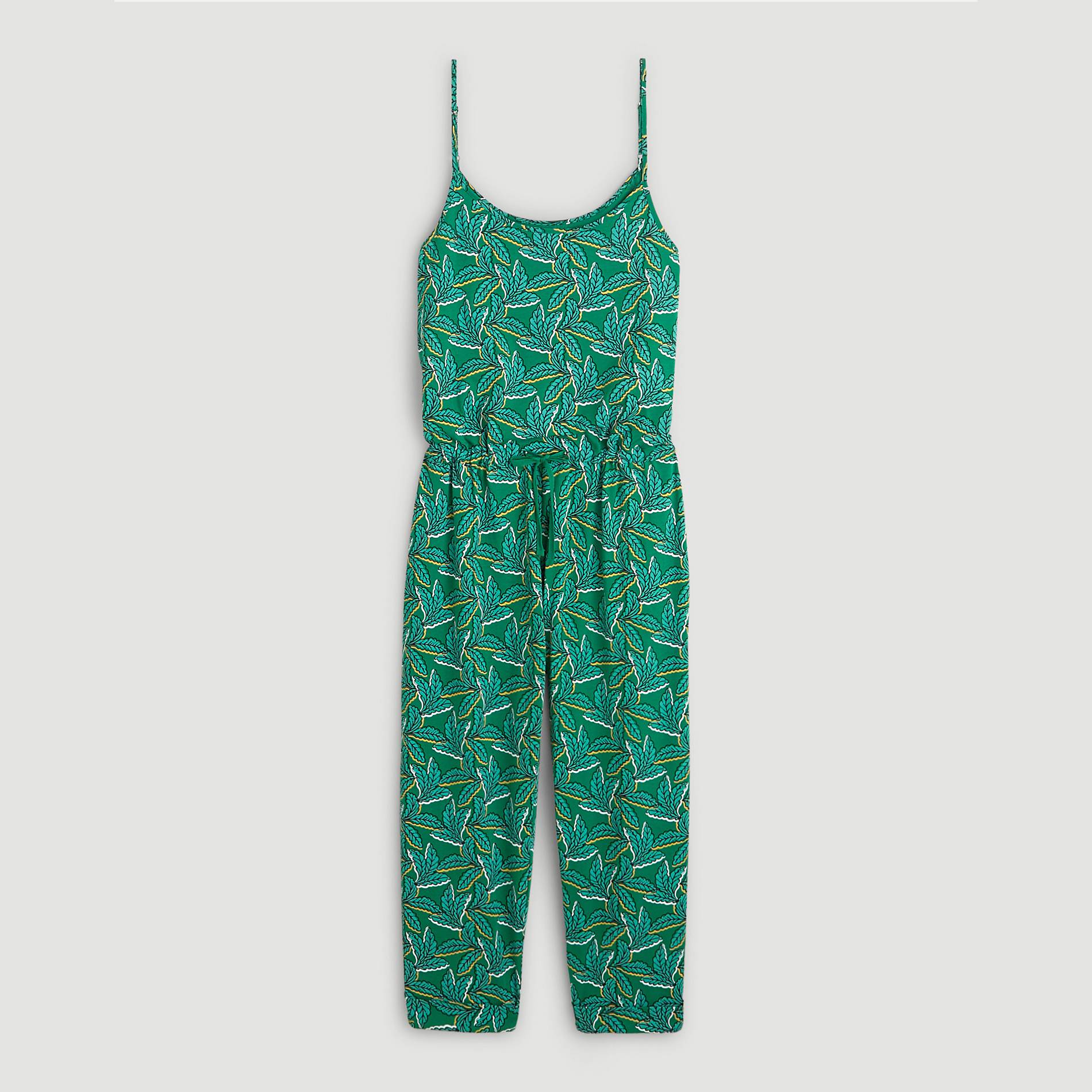 Combinaison pantalon imprimee, Vert, large image number 2