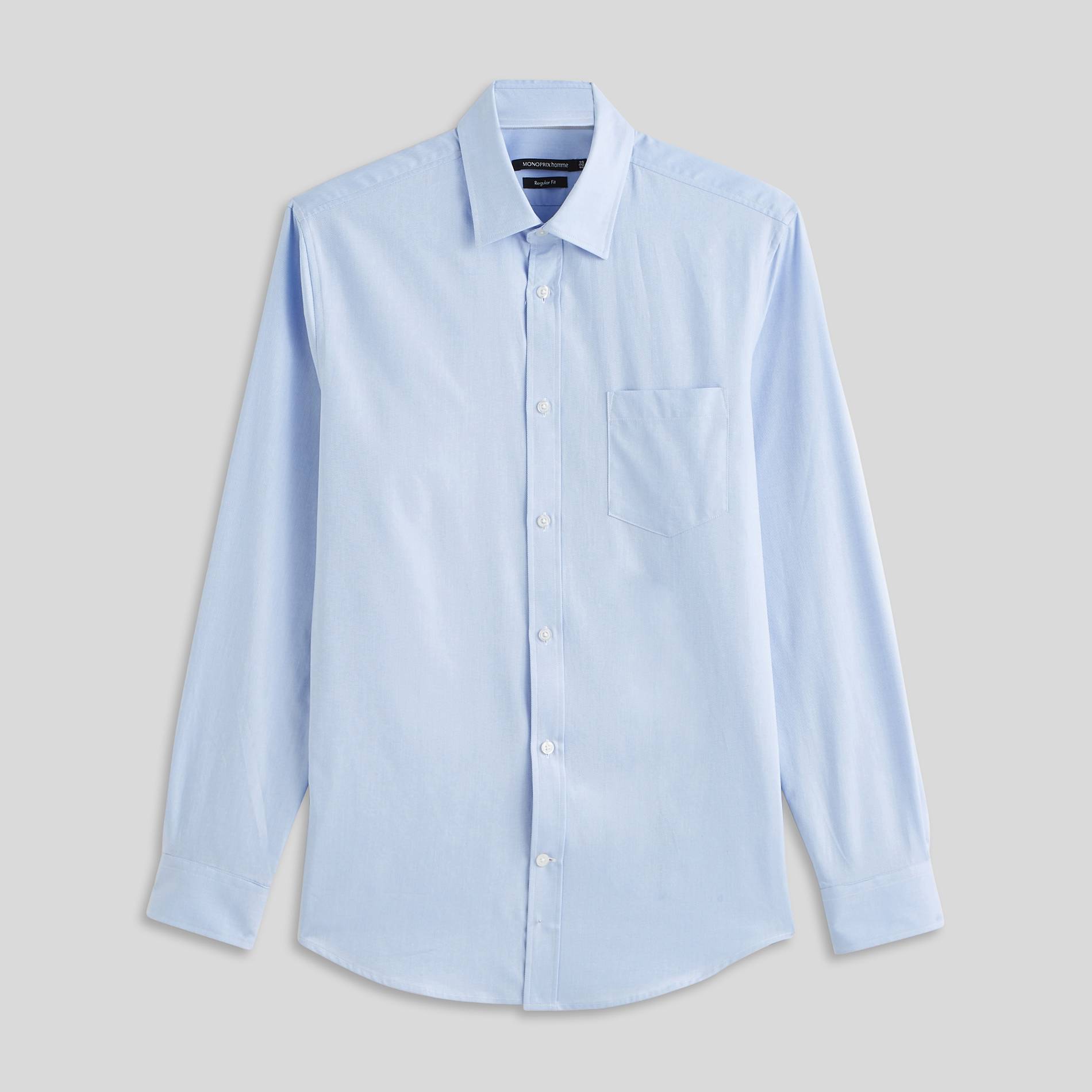 Chemise coupe regular, Indigo, large image number 2.0