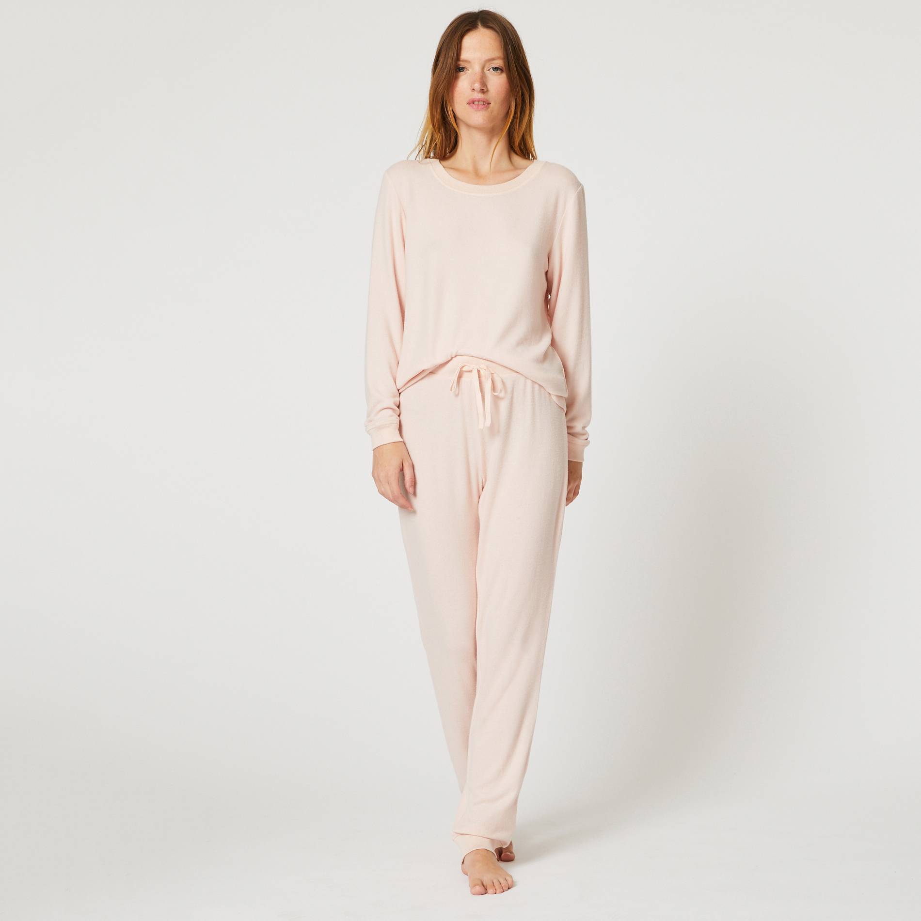 Pantalon doudou, Rose pâle, large image number 0.0