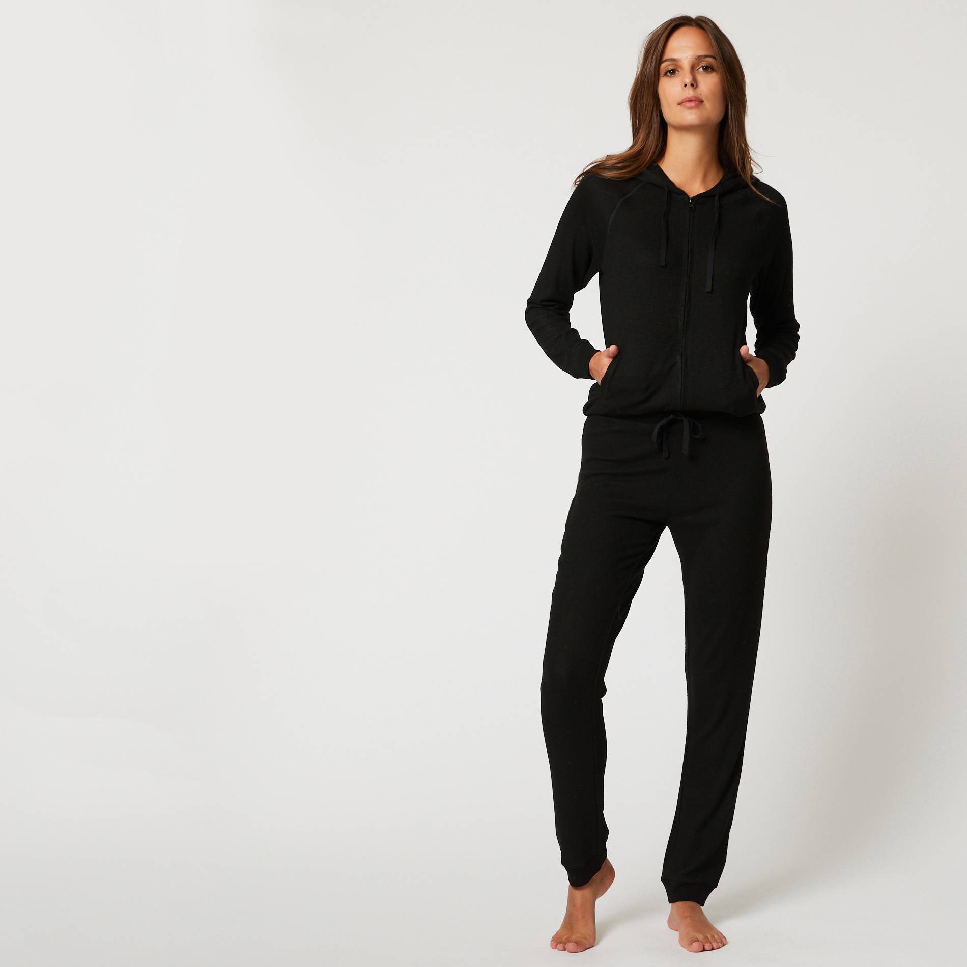 Pantalon doudou, Noir, large image number 0.0
