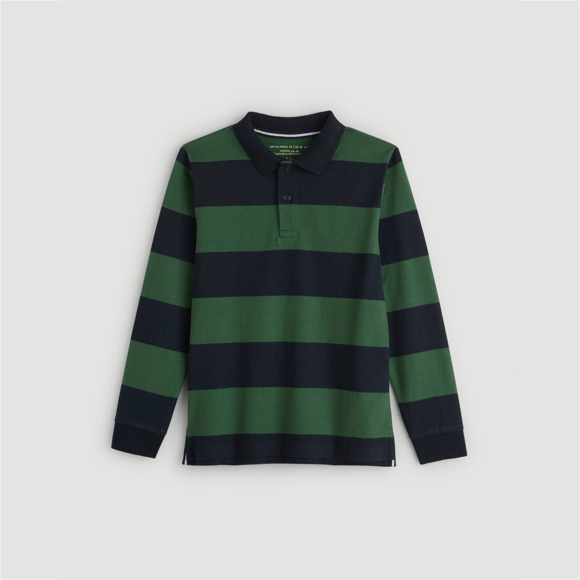 Polo bandes, Emeraude, large image number 0